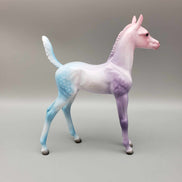 Delight OOAK Pink Blue Deco Arab Foal By Jess Hamill HS23
