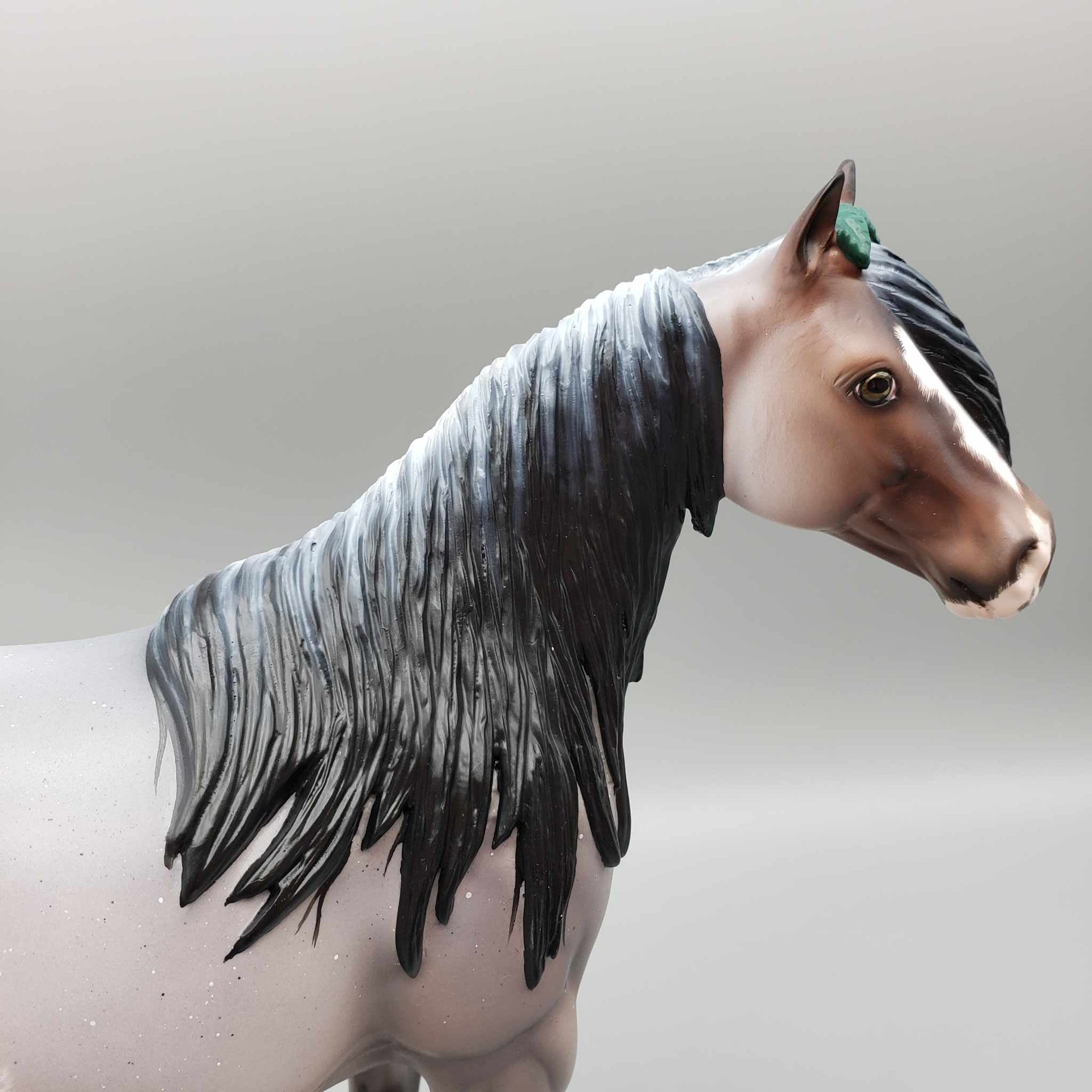 Secret Wish OOAK Bay Roan Overo ISH By Ellen Robbins Holiday Best Offers 12/11/23