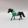 Gingerbread Sweater OOAK Deco Black W/ Green Gingerbread Sweater Pony Chip By Jess Hamill Holiday Sale HS23