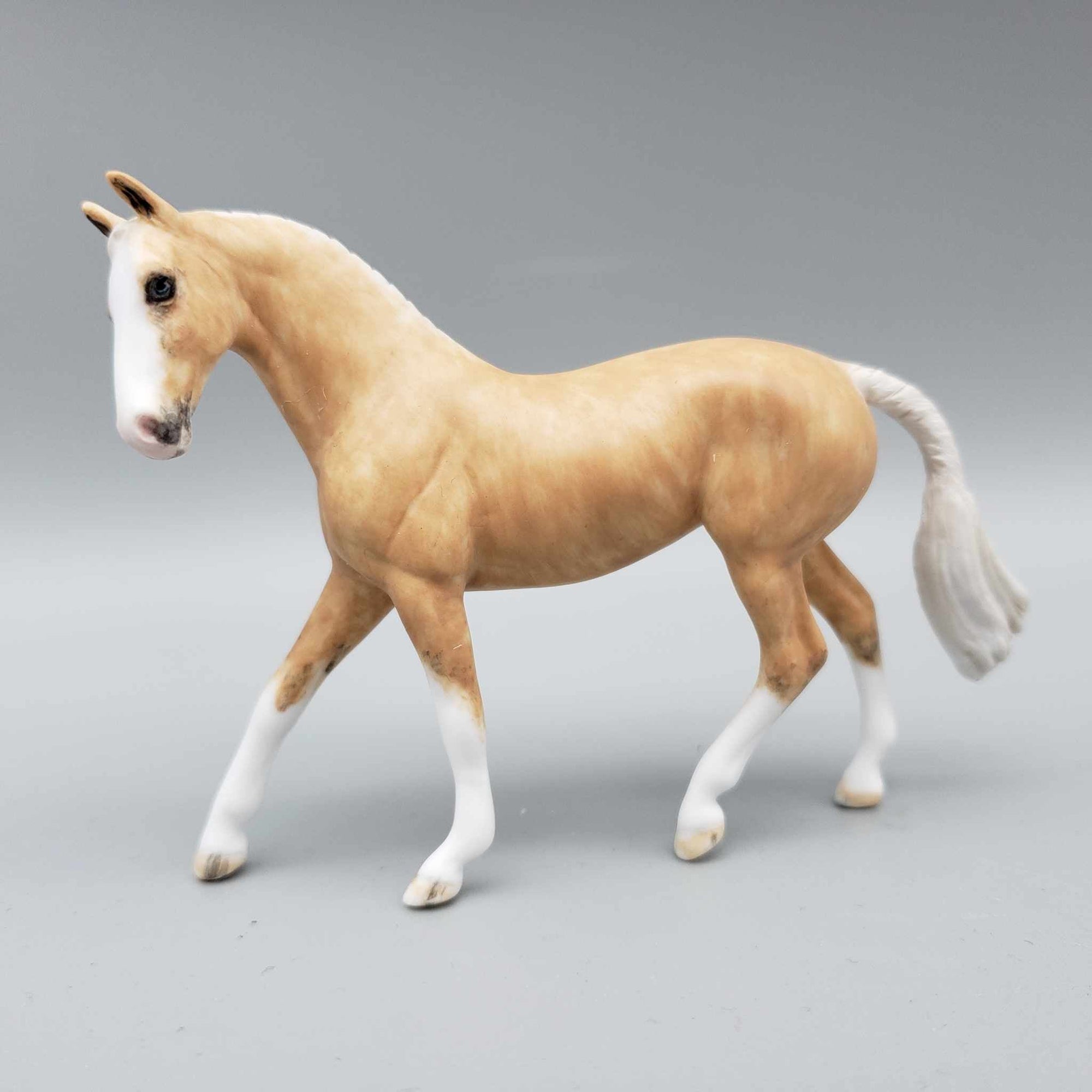 Marie OOAK Custom Dappled Palomino Warmblood Chip By Andrea Thomason Holiday Sale HS23