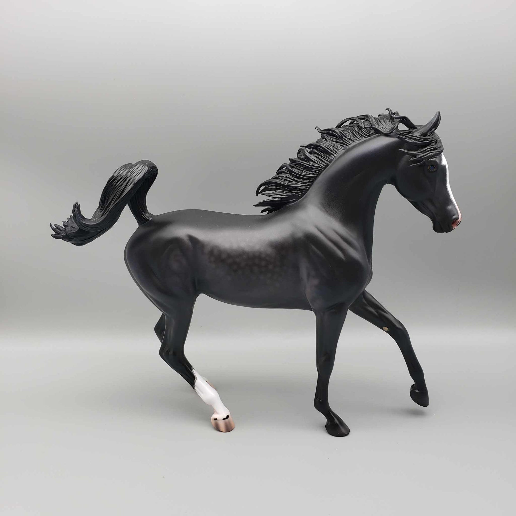 Wildcat OOAK Dappled Black Arab Mare By Caroline Boydston Best Offer 12/18/23