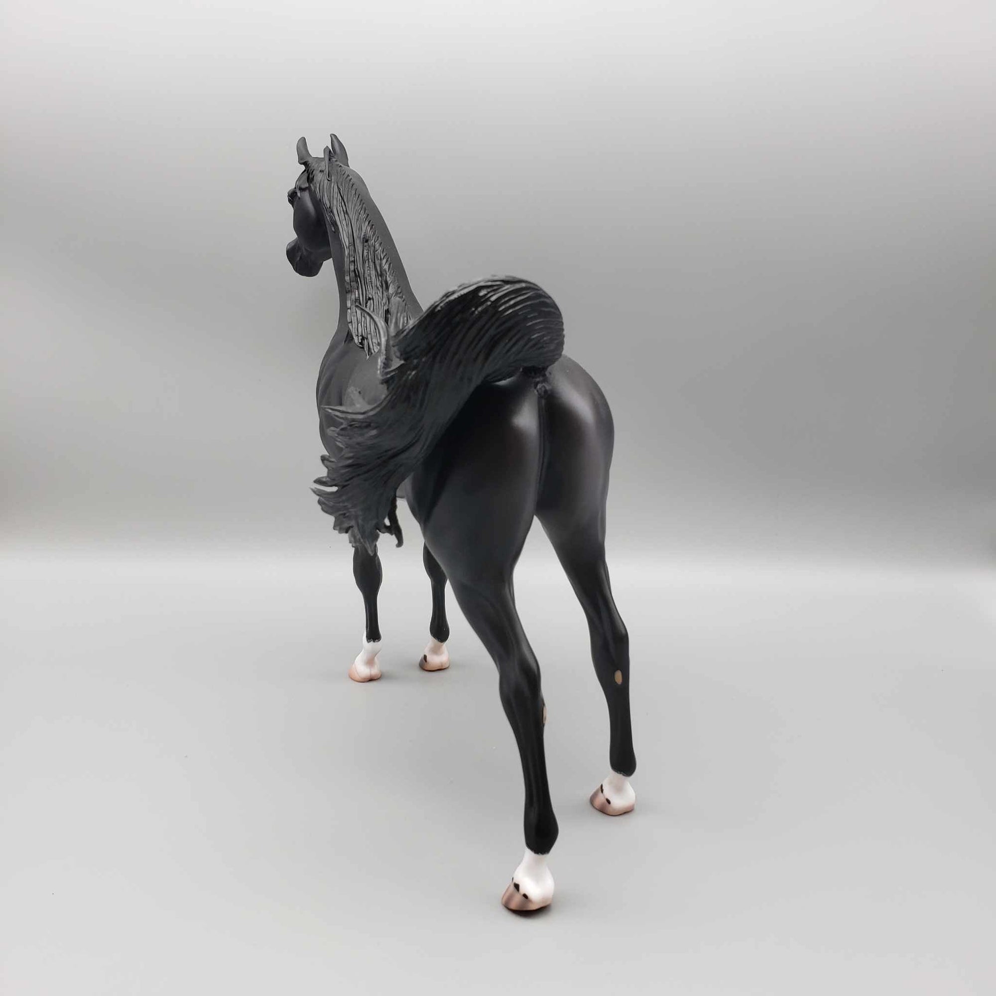 Wildcat OOAK Dappled Black Arab Mare By Caroline Boydston Best Offer 12/18/23