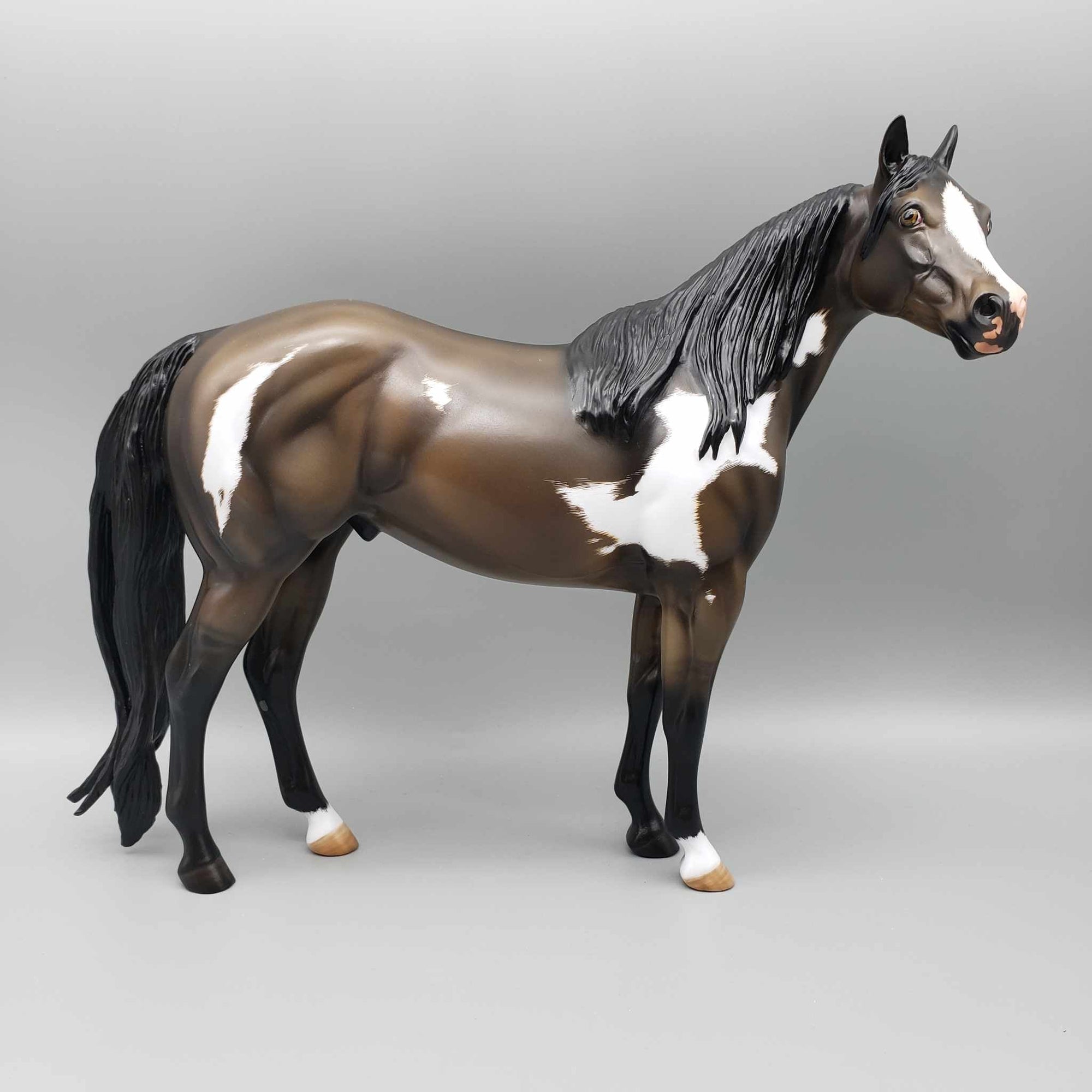 Floyd OOAK Grulla Overo ISH By Angela Marleau Best Offers 10/23/23