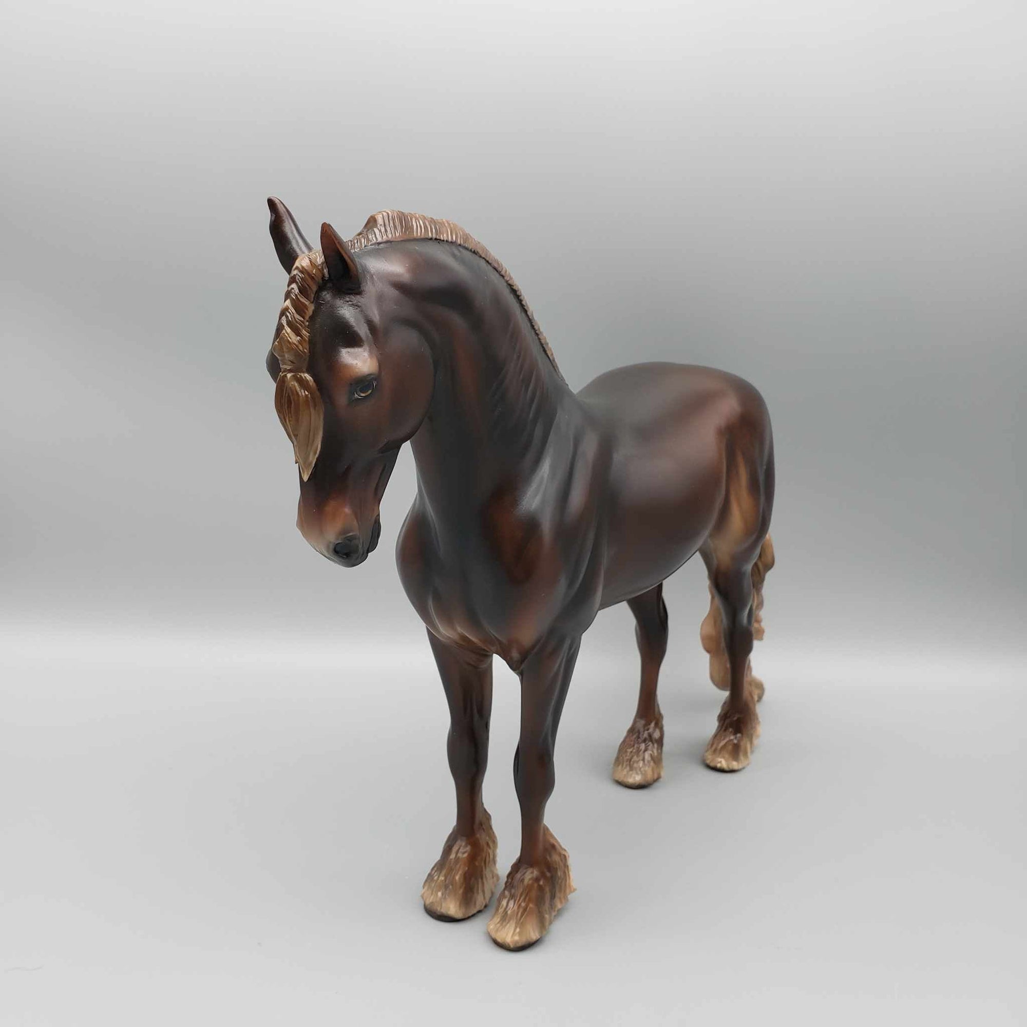 Flickering Firelight OOAK Chestnut Friesian Andalusian By Ashley Palmer Holiday Best Offers 12/11/23