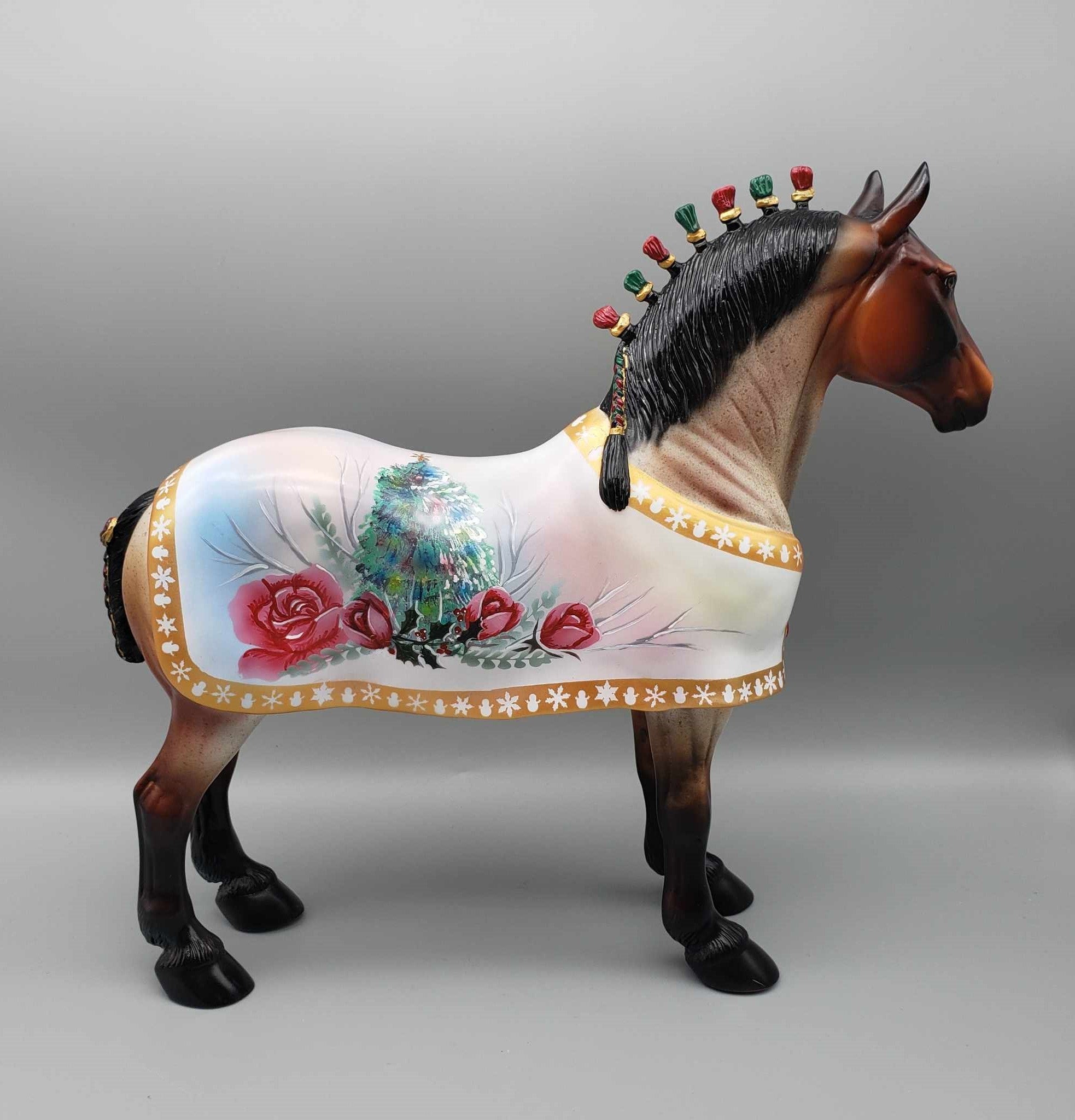 Christmas Dreams OOAK Deco Blanketed Standing Drafter By Dawn Quick Fall Facebook Auction 11/23