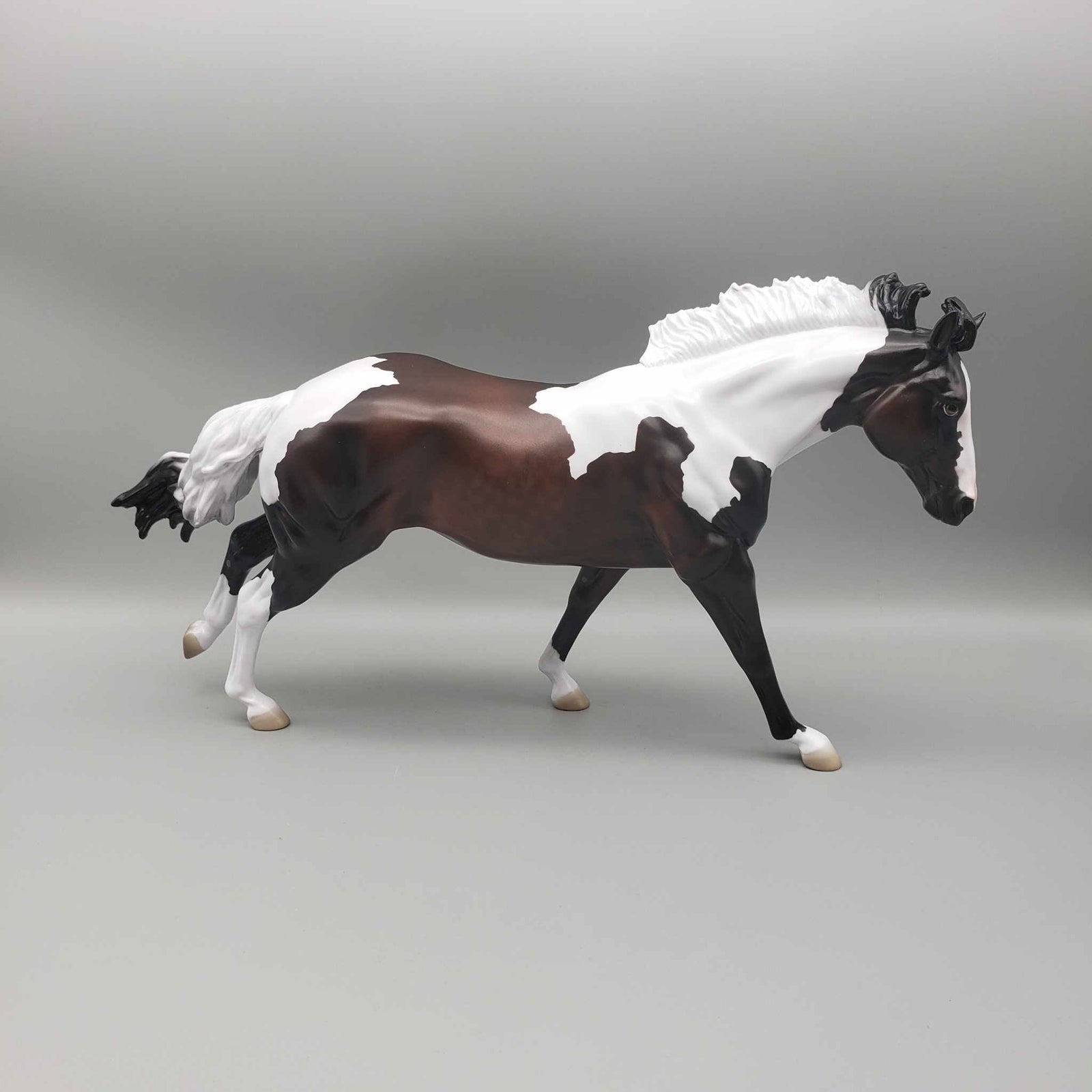 Myrrh OOAK Dappled Dark Bay Tobiano Remington W/ Short Mane By Jess Hamill Holiday Sale HS23