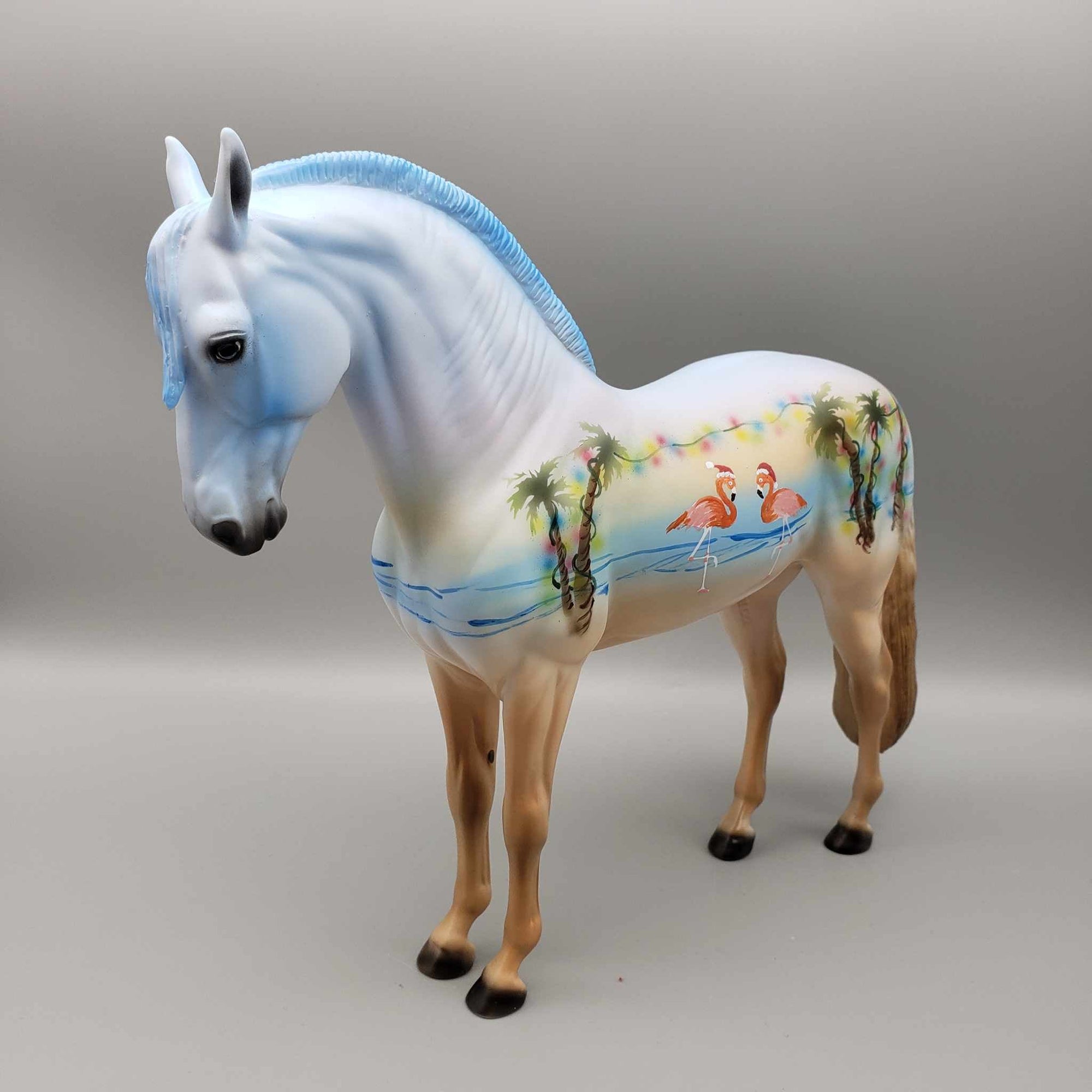 Christmas in the Keys OOAK Deco Andalusian By Dawn Quick Fall Facebook Auction 11/23