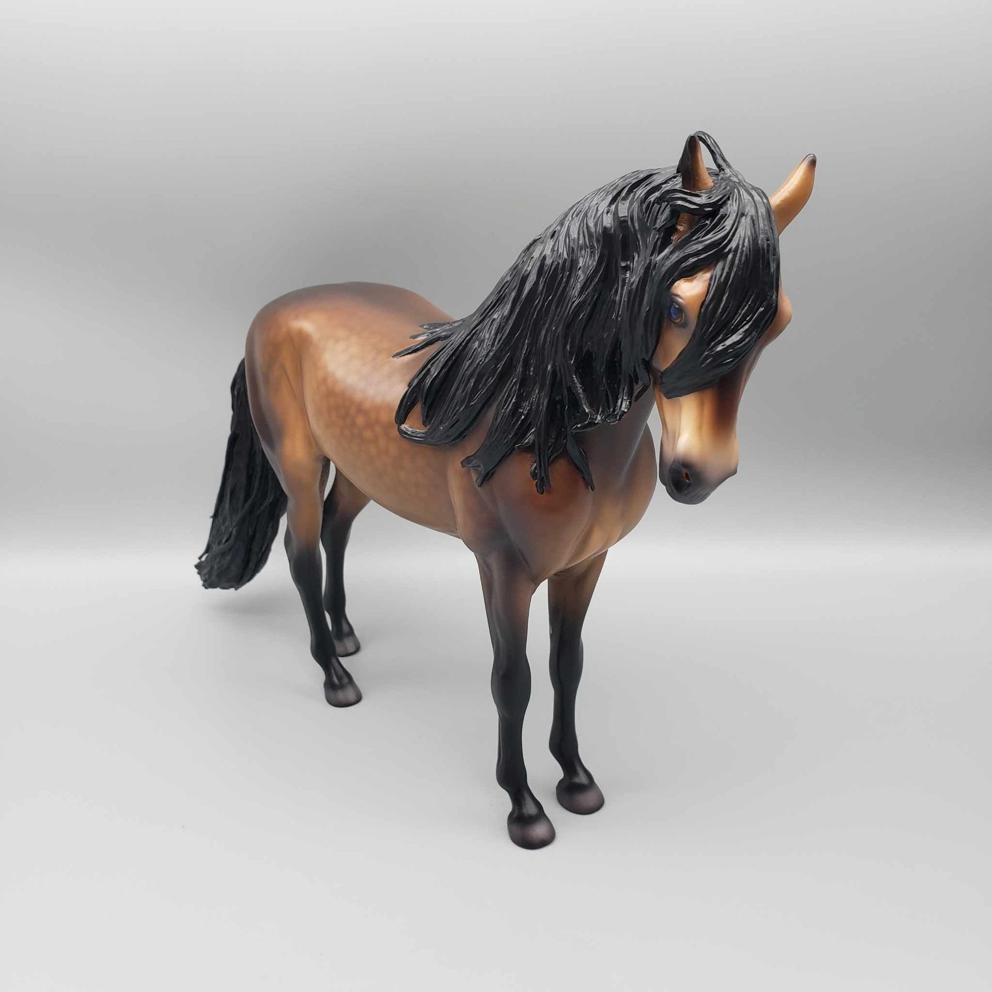 Vought OOAK Dappled Sooty Buckskin Andalusian By Caroline Boydston Best Offer 11/20/23