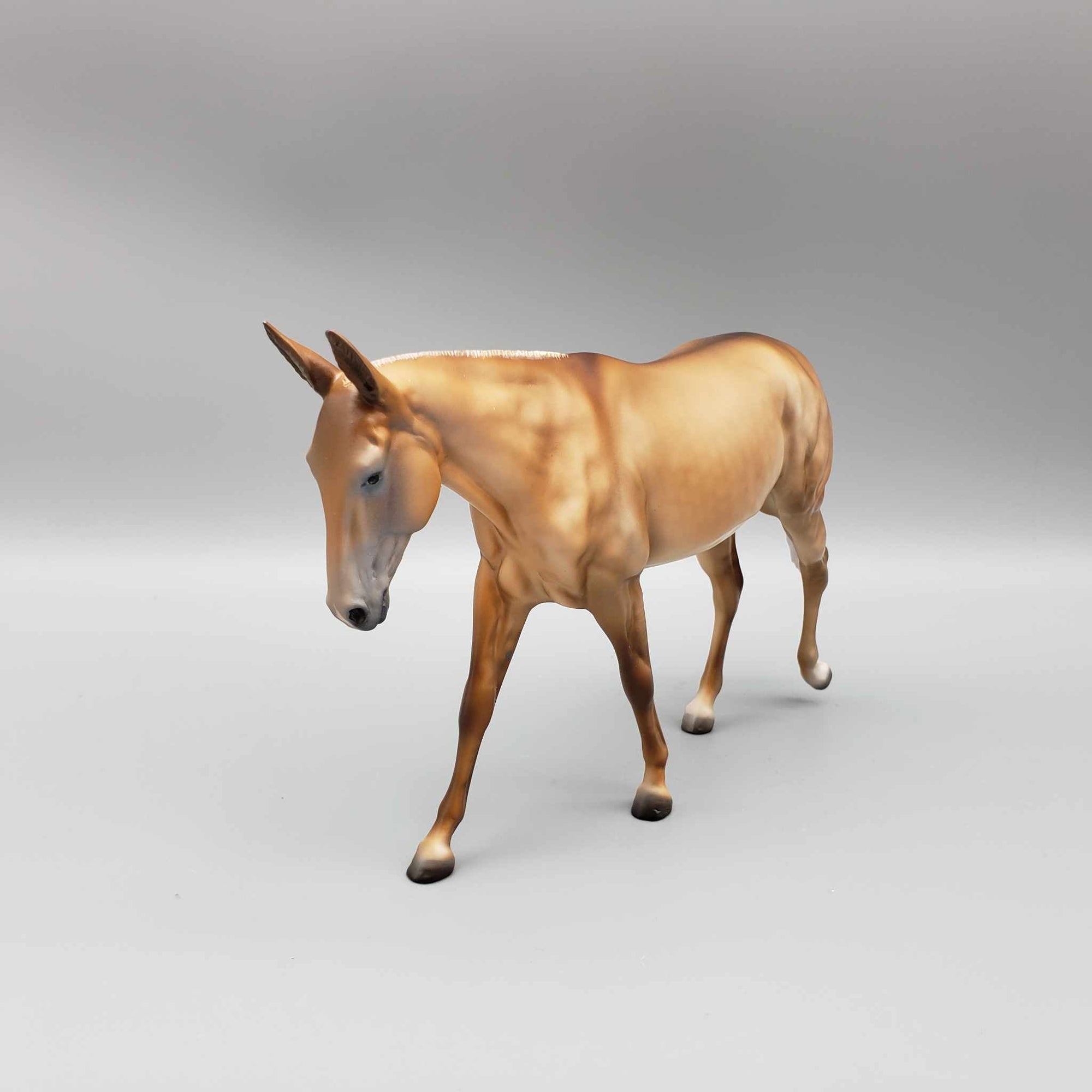 Sassafras OOAK Dappled Palomino Mule Pebble By Julie Keim Holiday Sale HS23