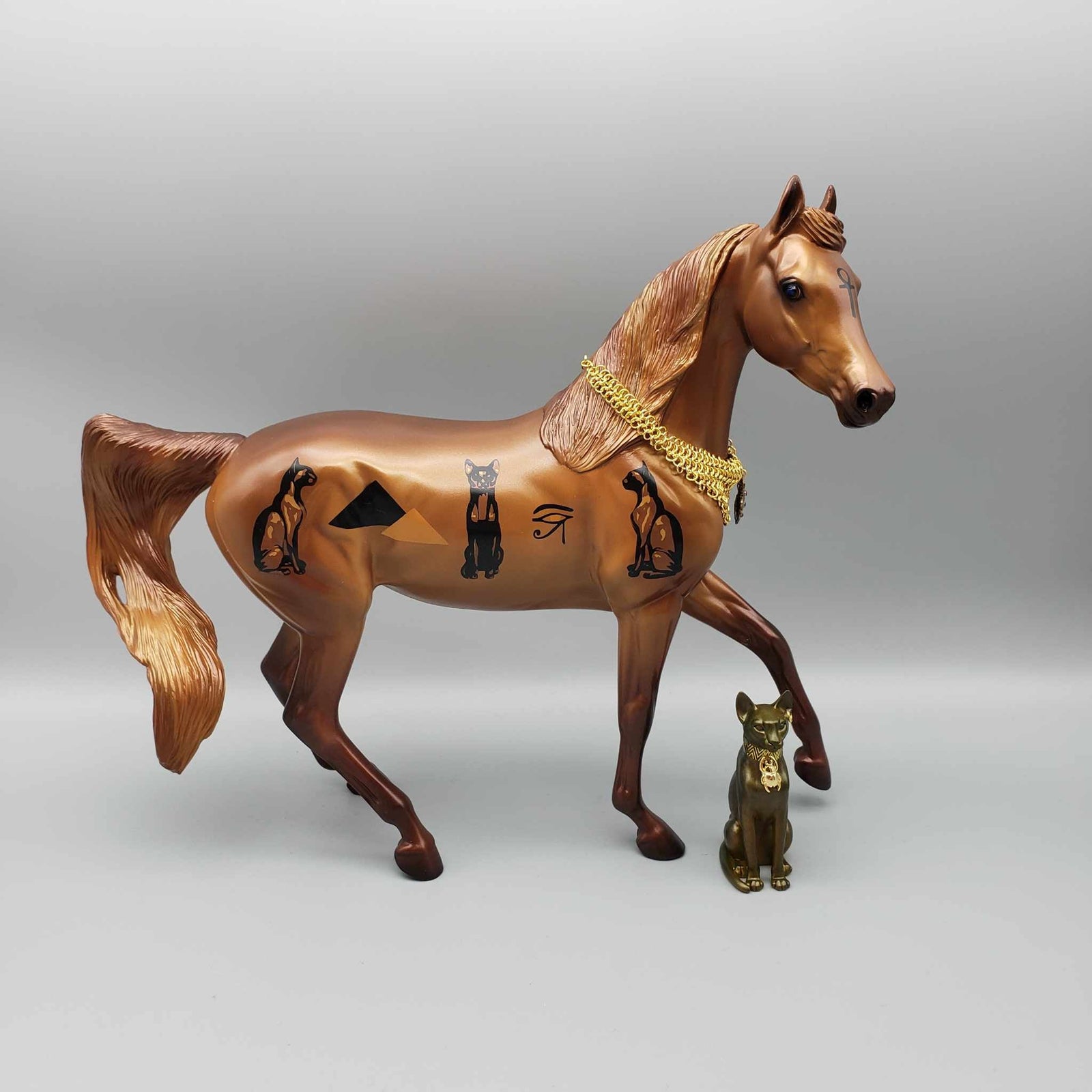 Francet IV OOAK Egyptian Cat Decorator Arab Mare Set By Caroline Boydston Best Offers Holiday Sale HS23