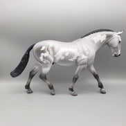 Below Zero OOAK Dappled Grey Irish Draft By Angela Marleau Holiday Sale 2023 HS23