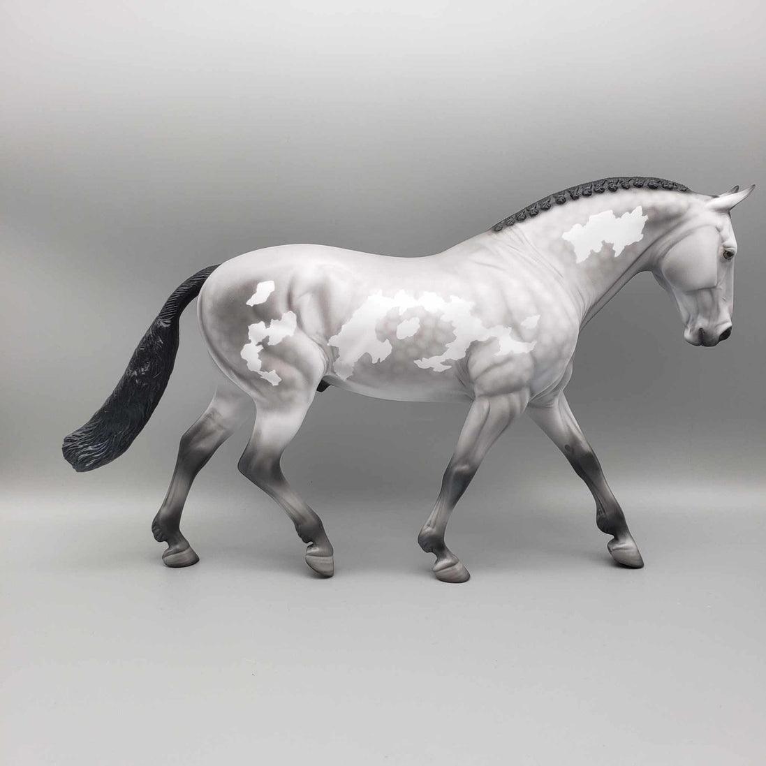 Below Zero OOAK Dappled Grey Irish Draft By Angela Marleau Holiday Sale 2023 HS23