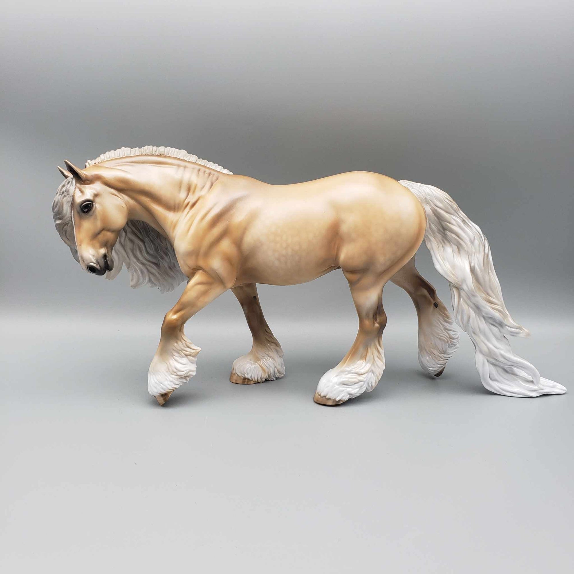 Carmel Cocoa OOAK Dappled Sooty Palomino Irish Cob By Julie Keim Holiday Sale HS23