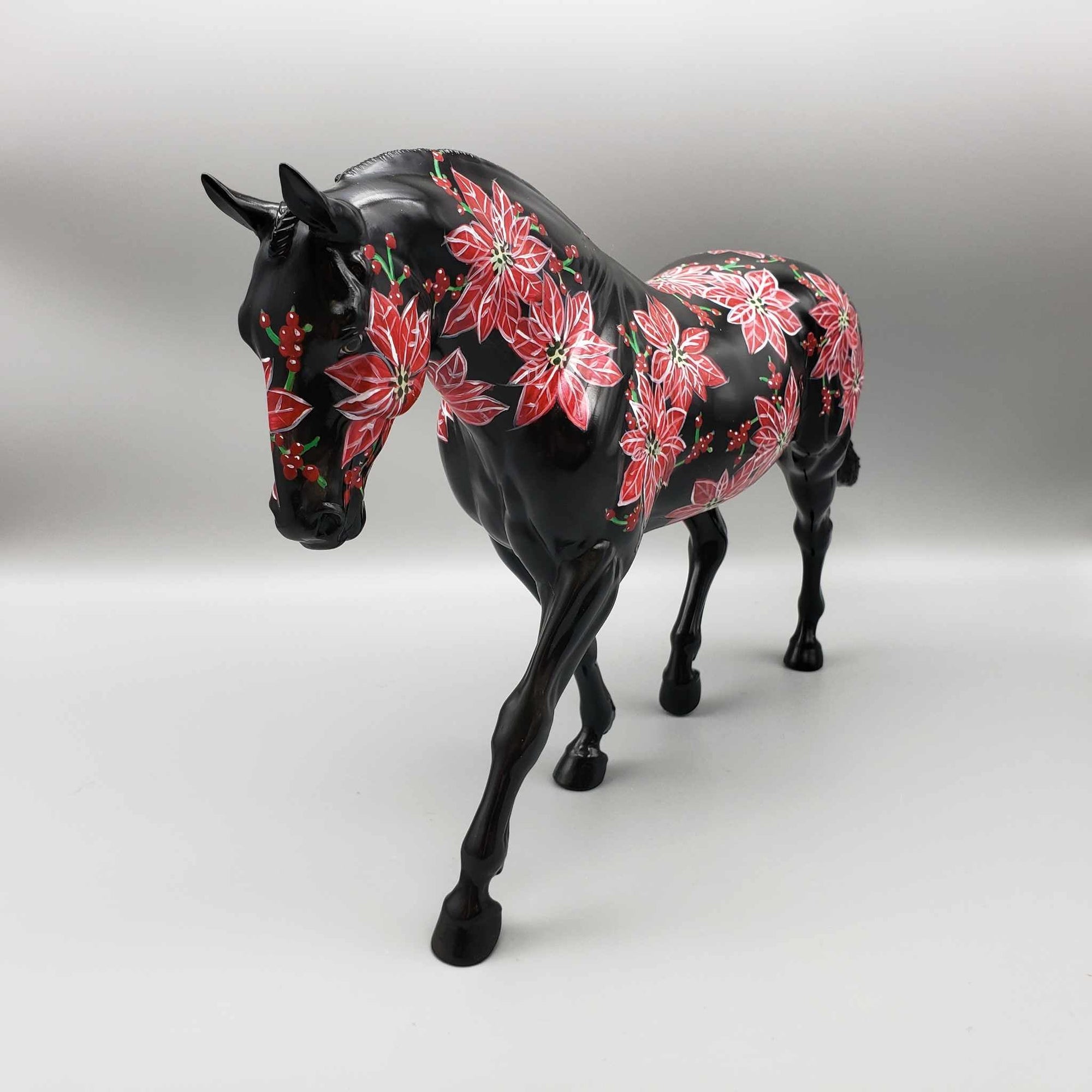 Poinsettia Nights OOAK Deco Irish Draft By Dawn Quick Holiday Best Offers 12/11/23