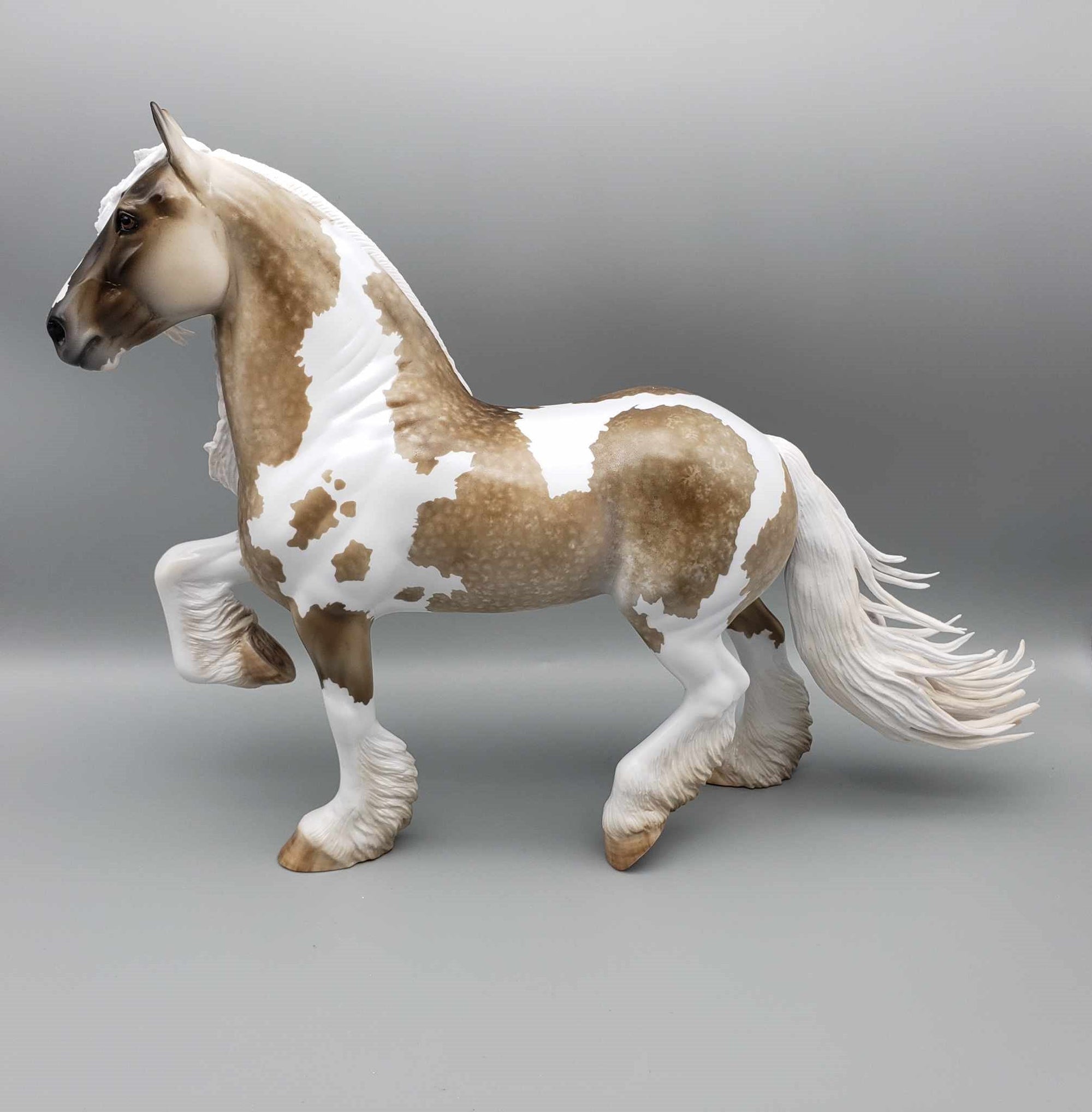 Vanilla Twist OOAK Silver Dapple Trotting Drafter By Myla Pearce Best Offers 10/16/23