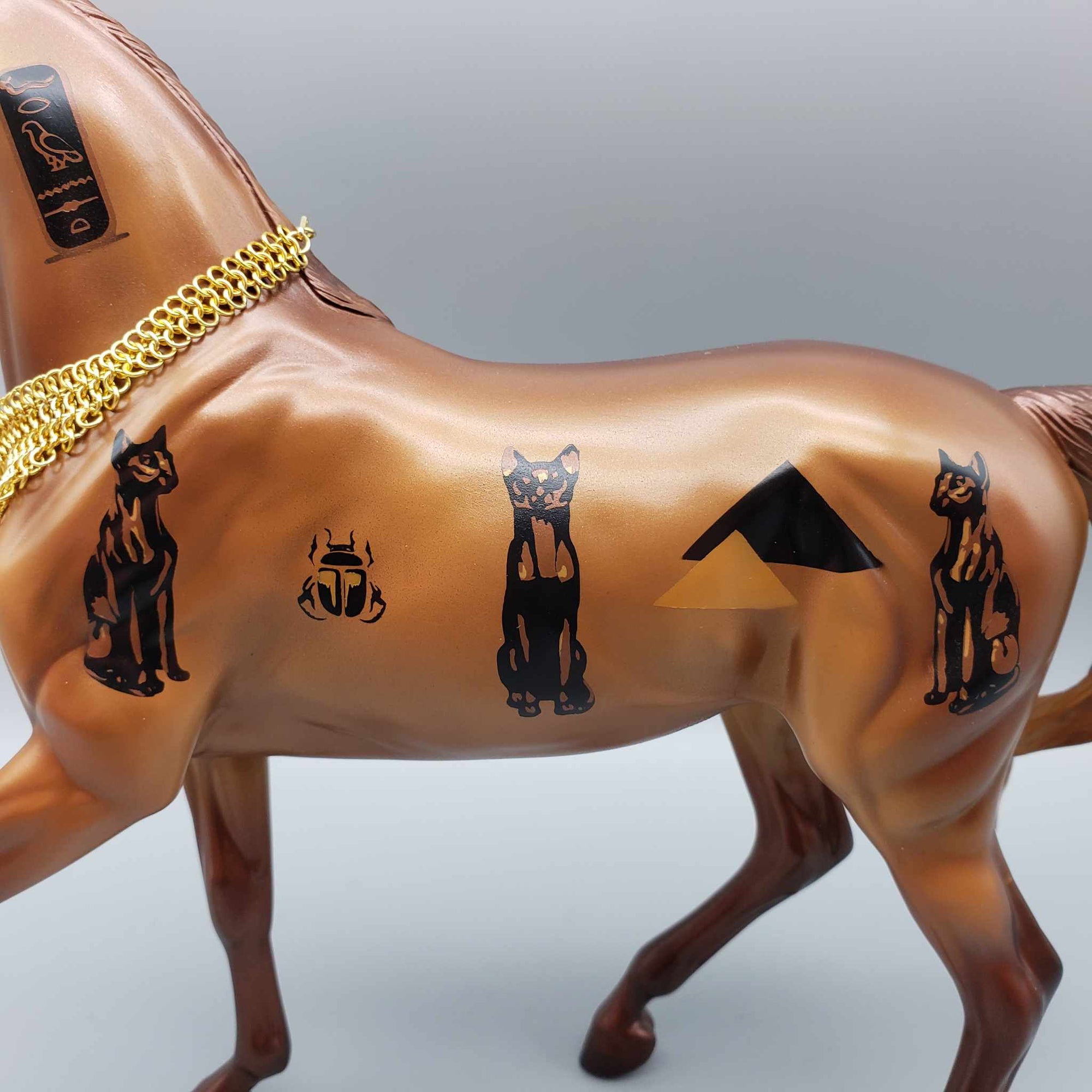 Francet IV OOAK Egyptian Cat Decorator Arab Mare Set By Caroline Boydston Best Offers Holiday Sale HS23