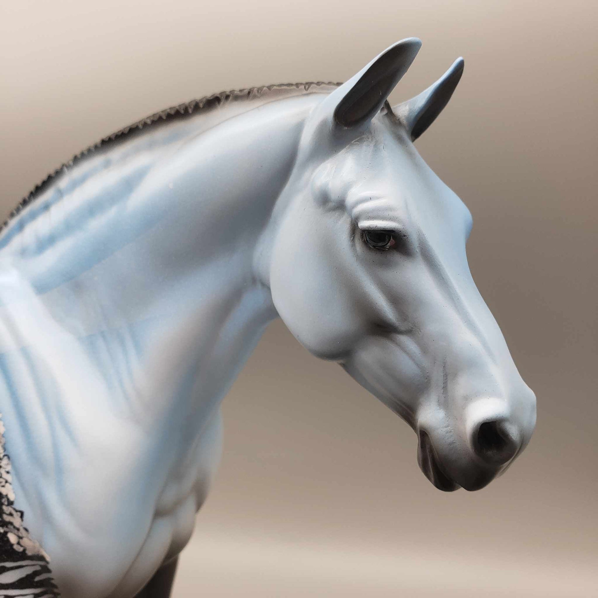 Holiday Train OOAK Blue &amp; Black W/ Winter Train Scene Deco Draft By Dawn Quick Holiday Sale HS23