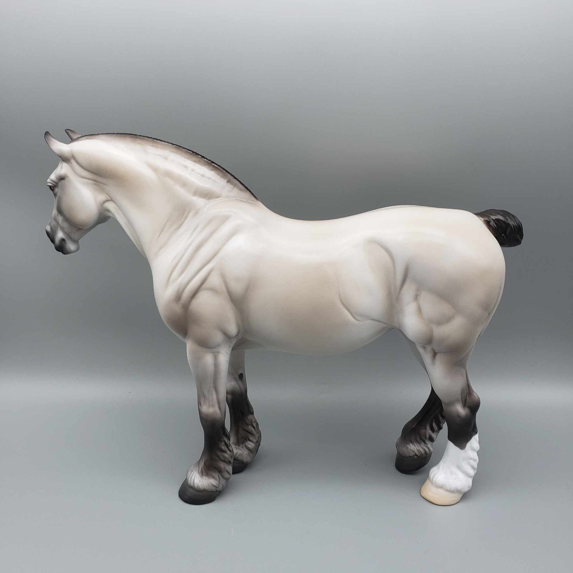 Mitten OOAK Light Buckskin W/ Star &amp; Snip By Jess Hamill Holiday Sale HS23