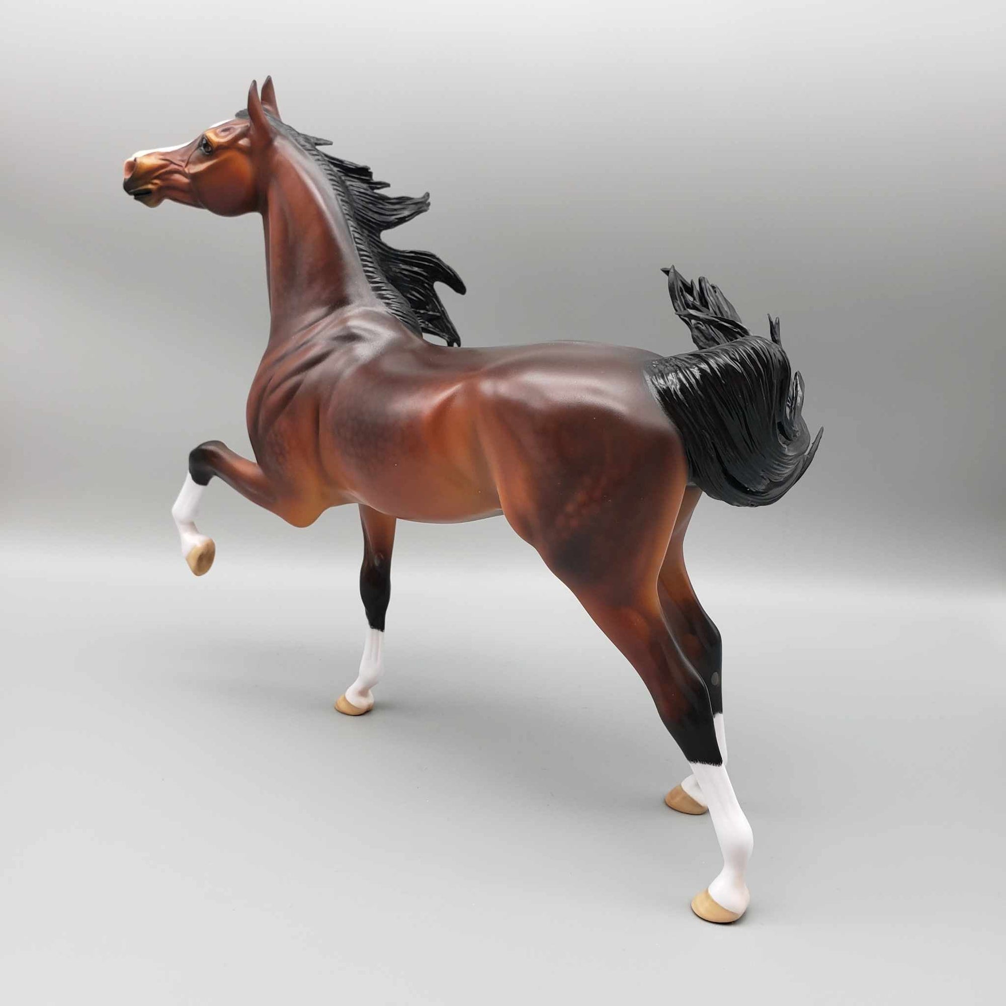 Rocking Around the Christmas Tree OOAK Custom Bay Arabian By Carrie Keller Holiday Best Offers 12/11/23