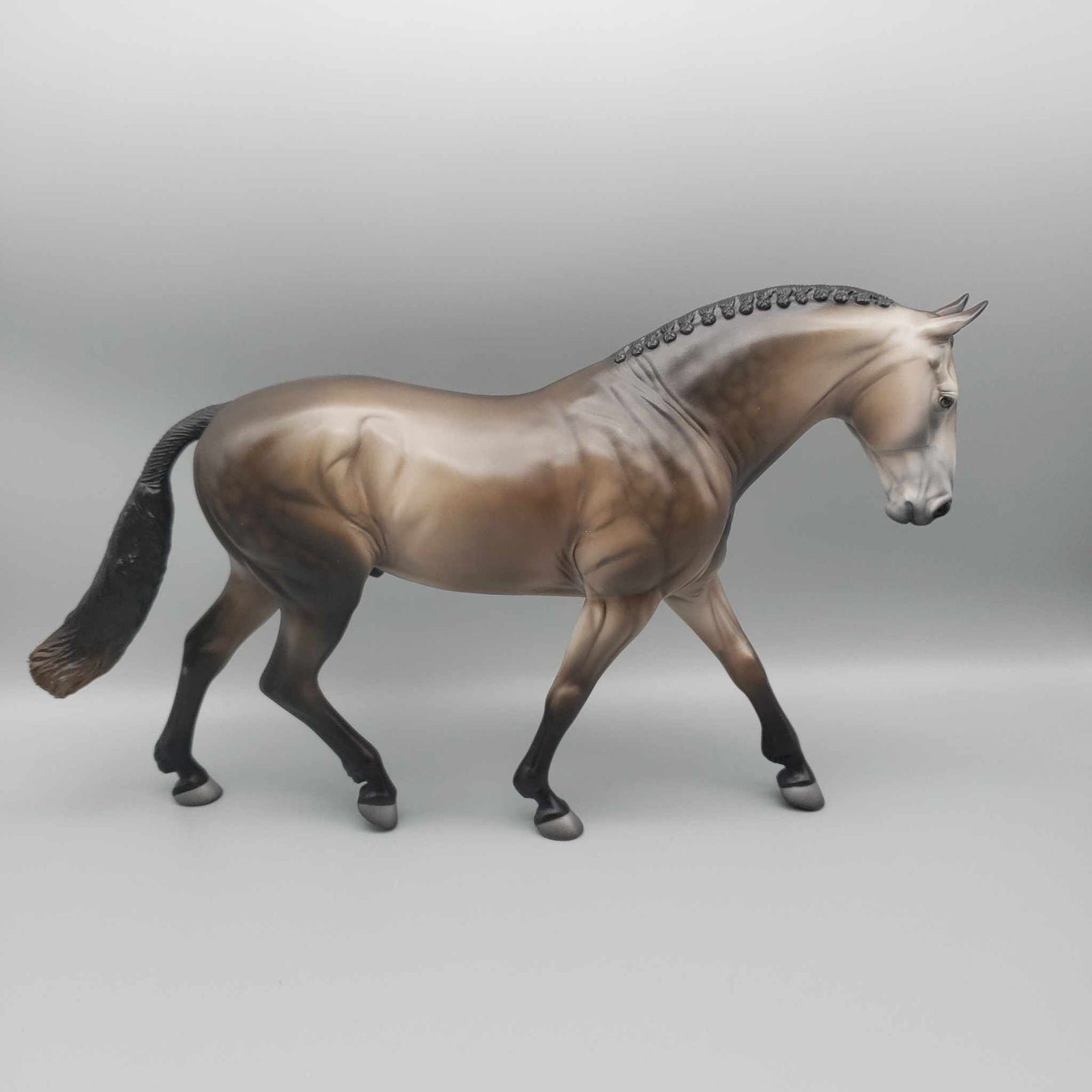 Donner OOAK Dappled Sooty Buckskin Irish Draft By Jess Hamill Holiday Sale HS23