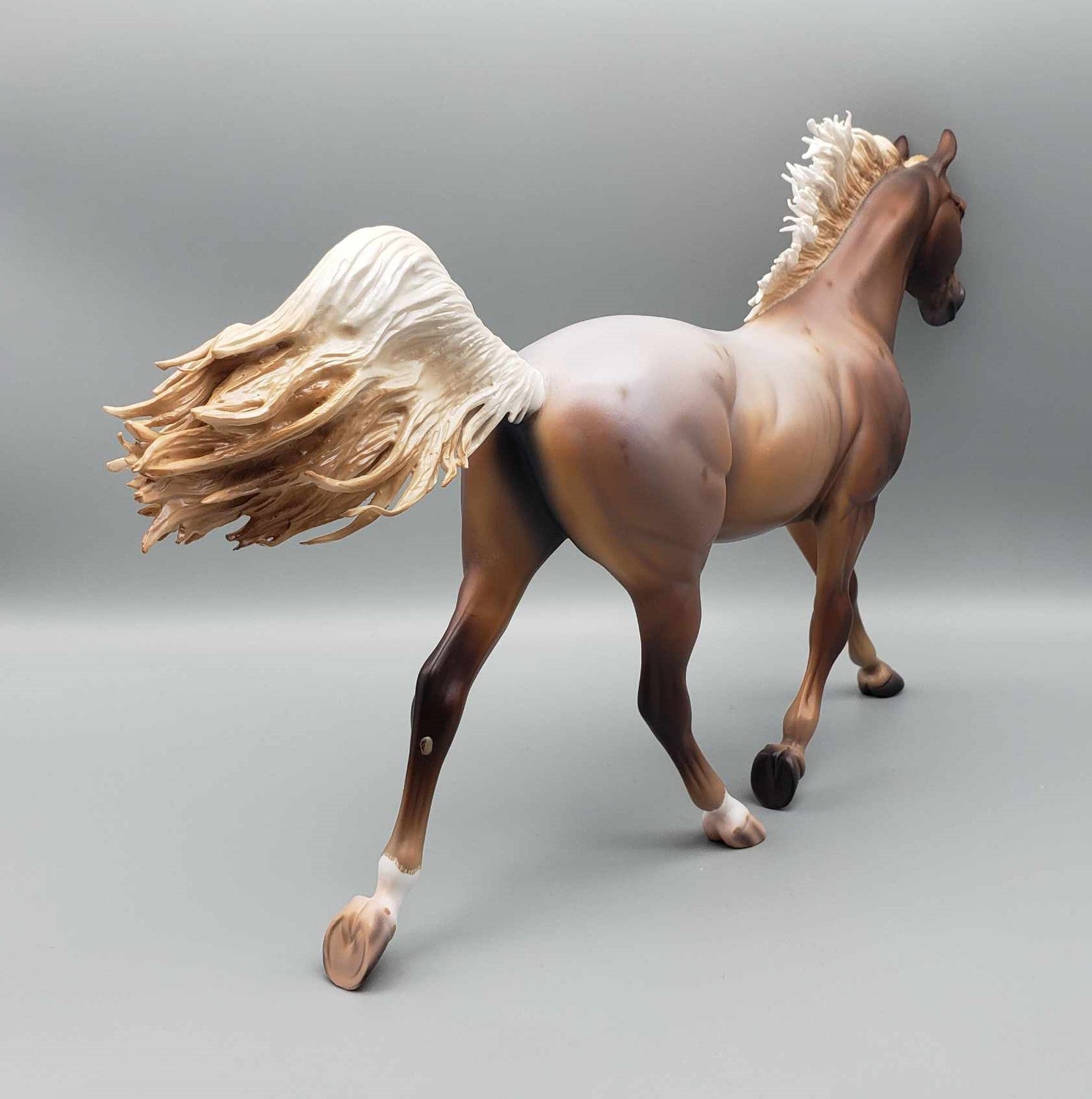 Jenny OOAK Strawberry Roan with Corn Spots Palouse By Caroline Boydston Best Offer 11/20/23