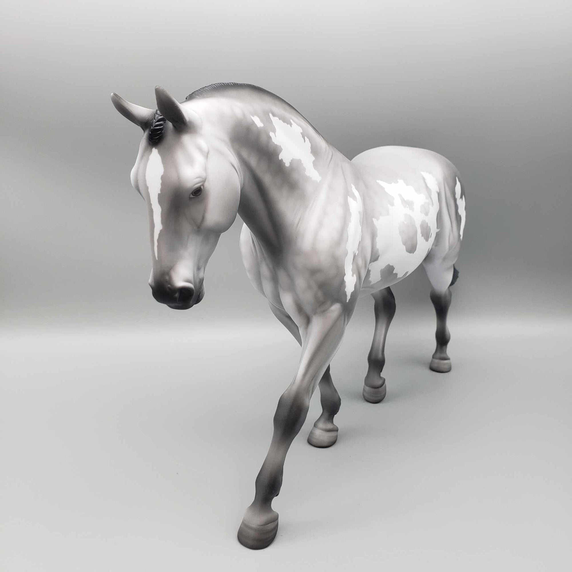 Below Zero OOAK Dappled Grey Irish Draft By Angela Marleau Holiday Sale 2023 HS23