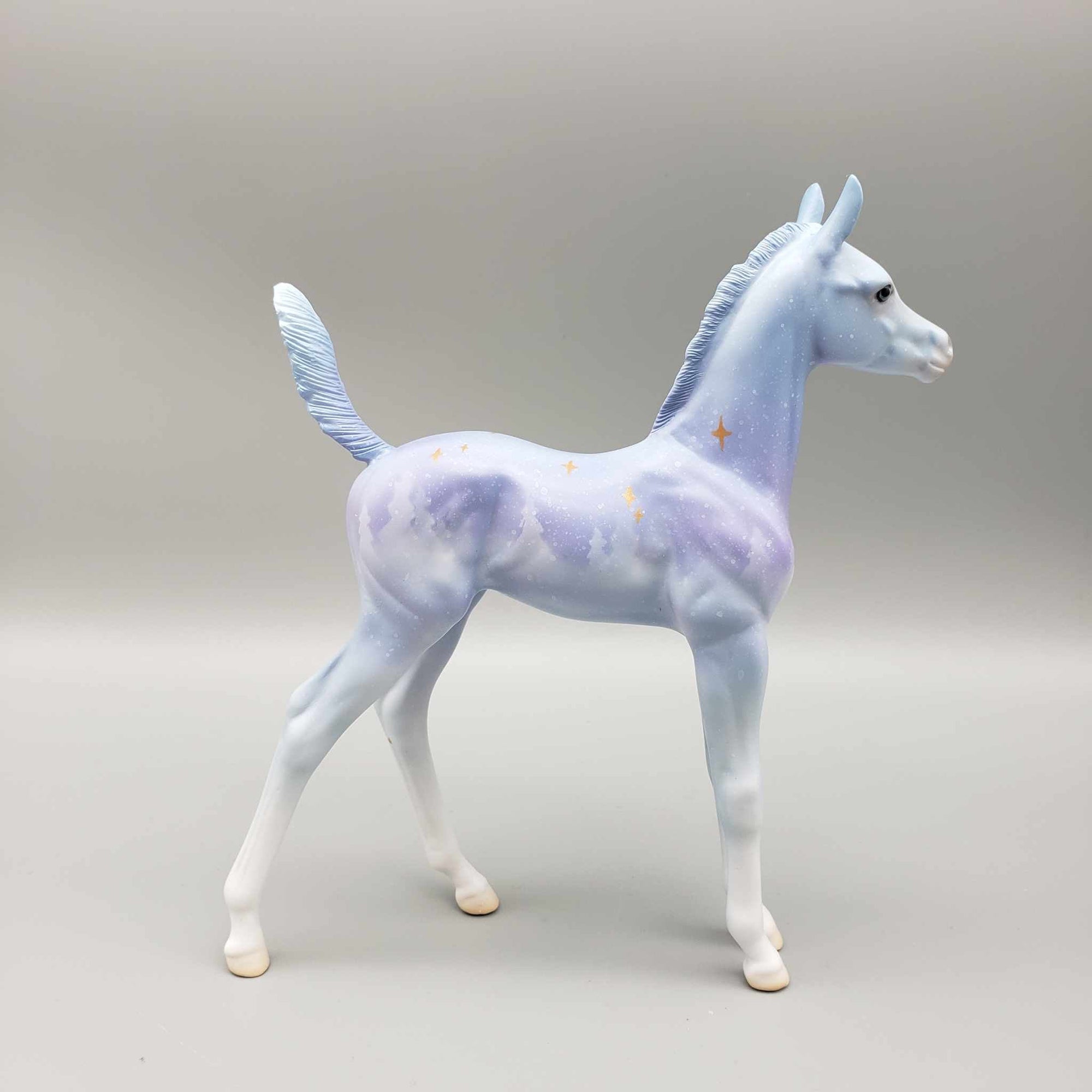 Tundra Tango OOAK Deco Dancing Snowmen Arab Foal By Jess Hamill HS23