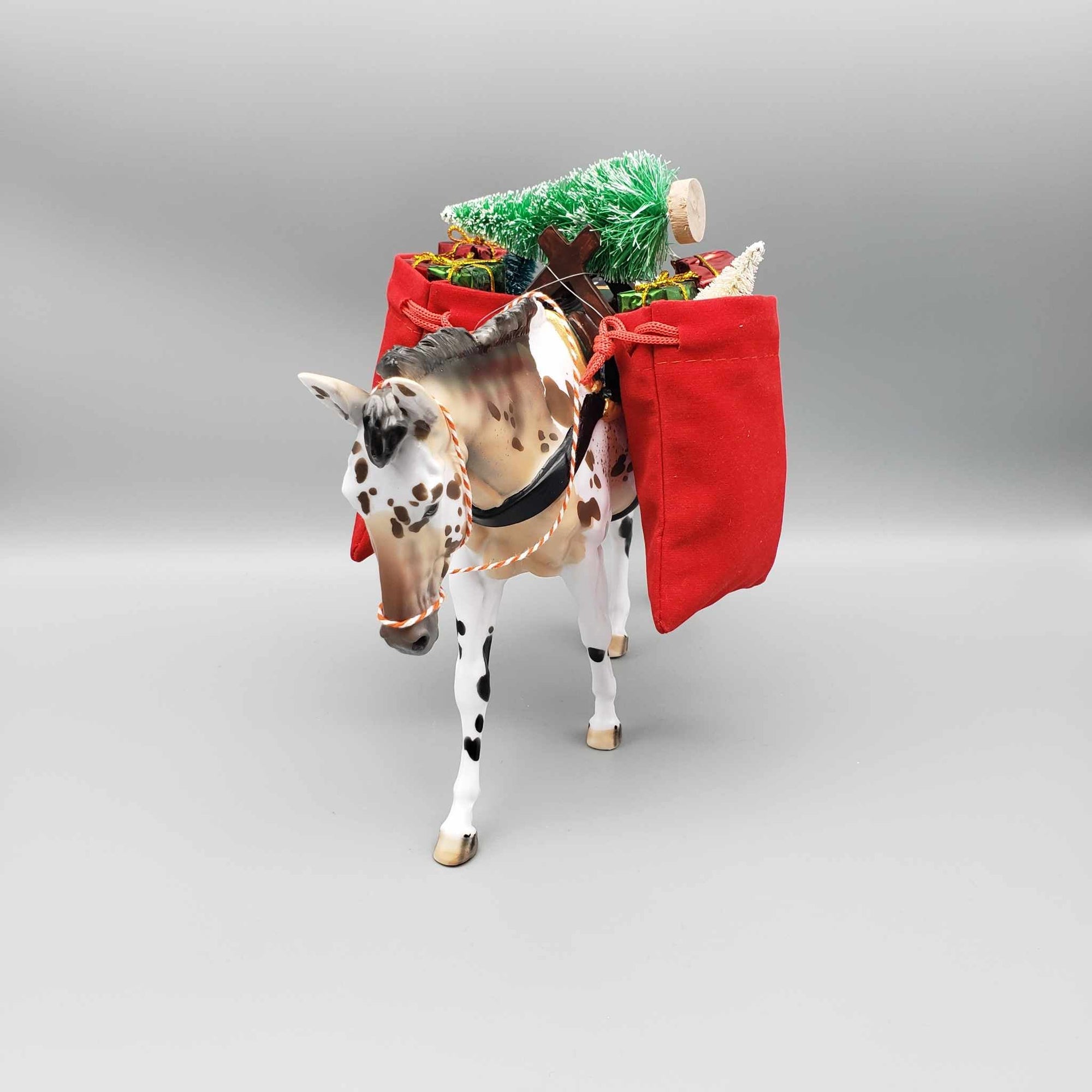 Gingerbread OOAK Appaloosa Pack Mule By Dawn Quick  Holiday Best Offers 12/11/23