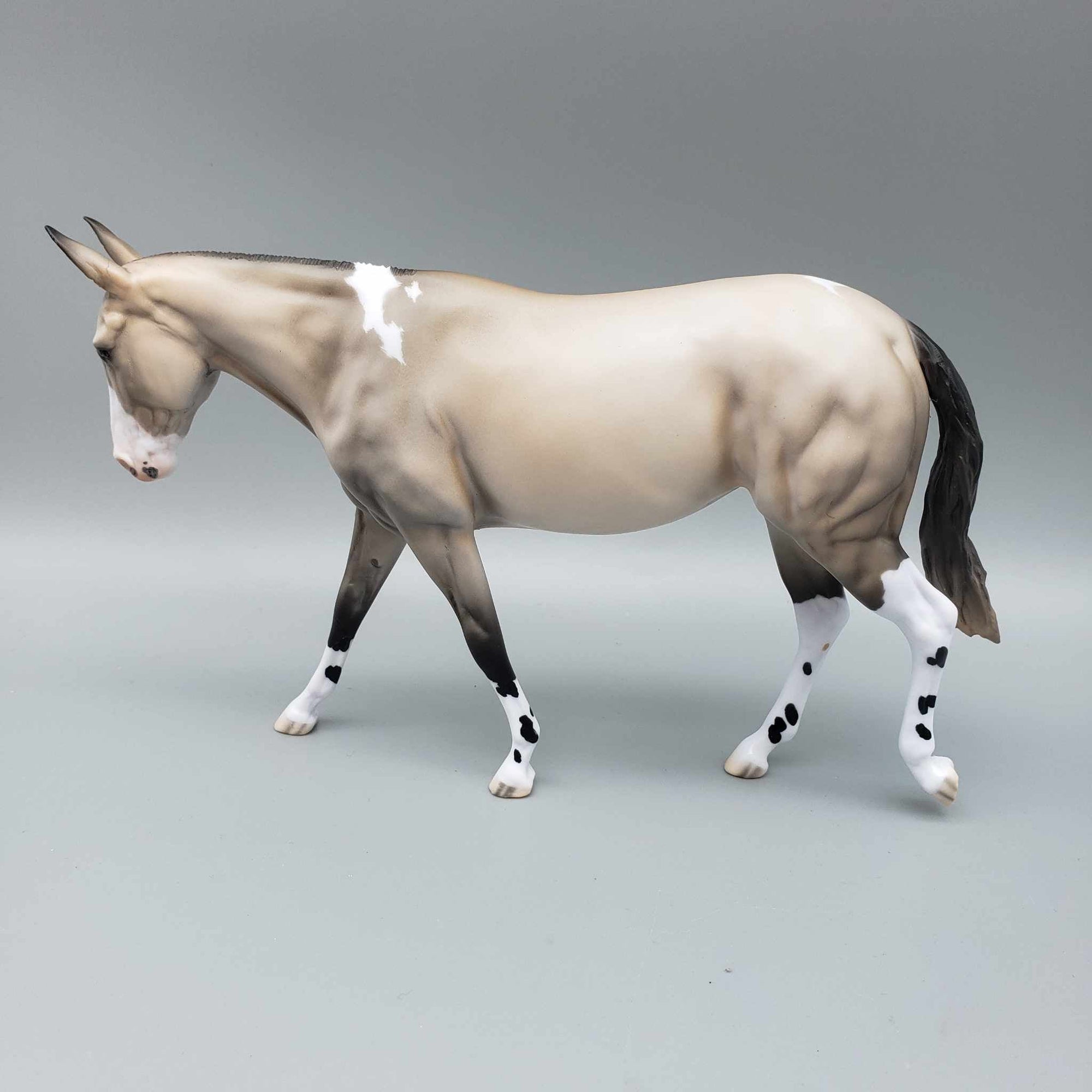 Woolen Warmth OOAK Buckskin Pebble Mule By Jess Hamill Holiday Sale HS23 Facebook Auction