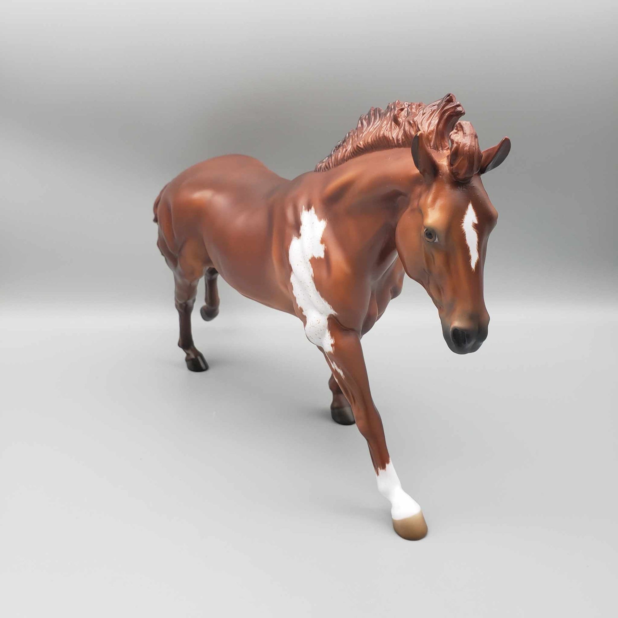 Carmel Cocoa Coffee OOAK Chestnut with Somatic Mutation By Angela Marleau Holiday Sale HS23