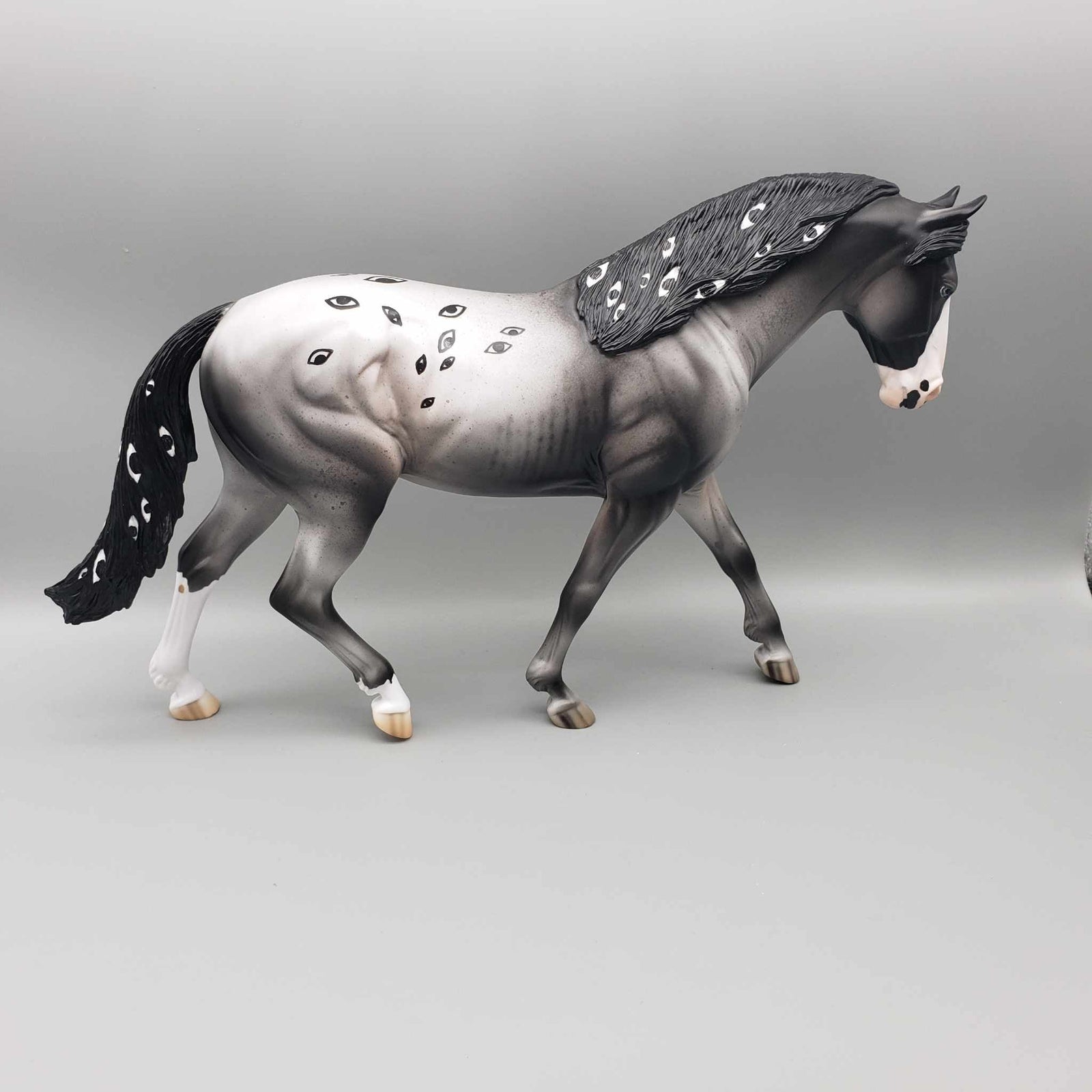 Insight OOAK Deco "Eye-Paloosa" Irish Draft By Jess Hamill  MM23