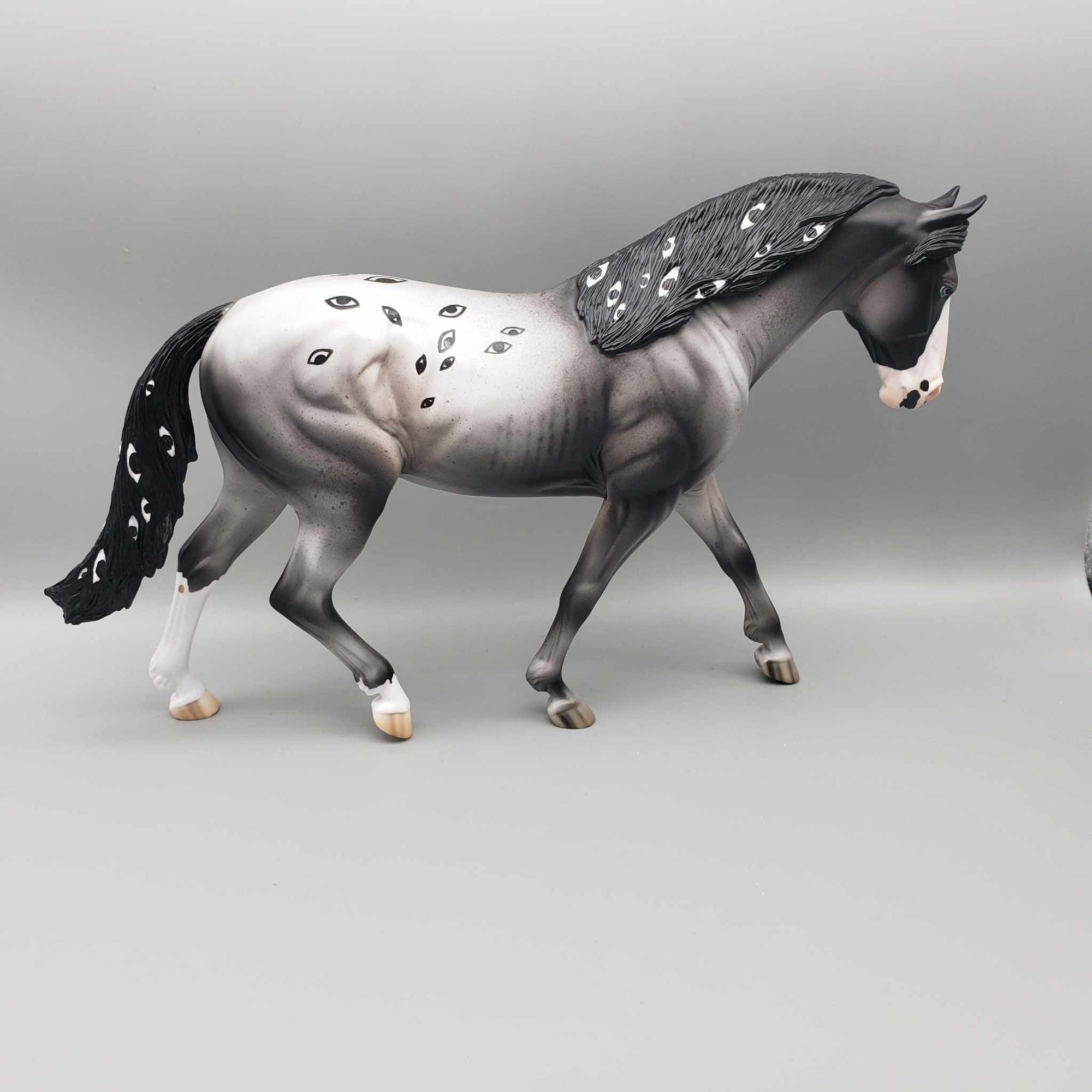 Insight OOAK Deco "Eye-Paloosa" Irish Draft By Jess Hamill  MM23