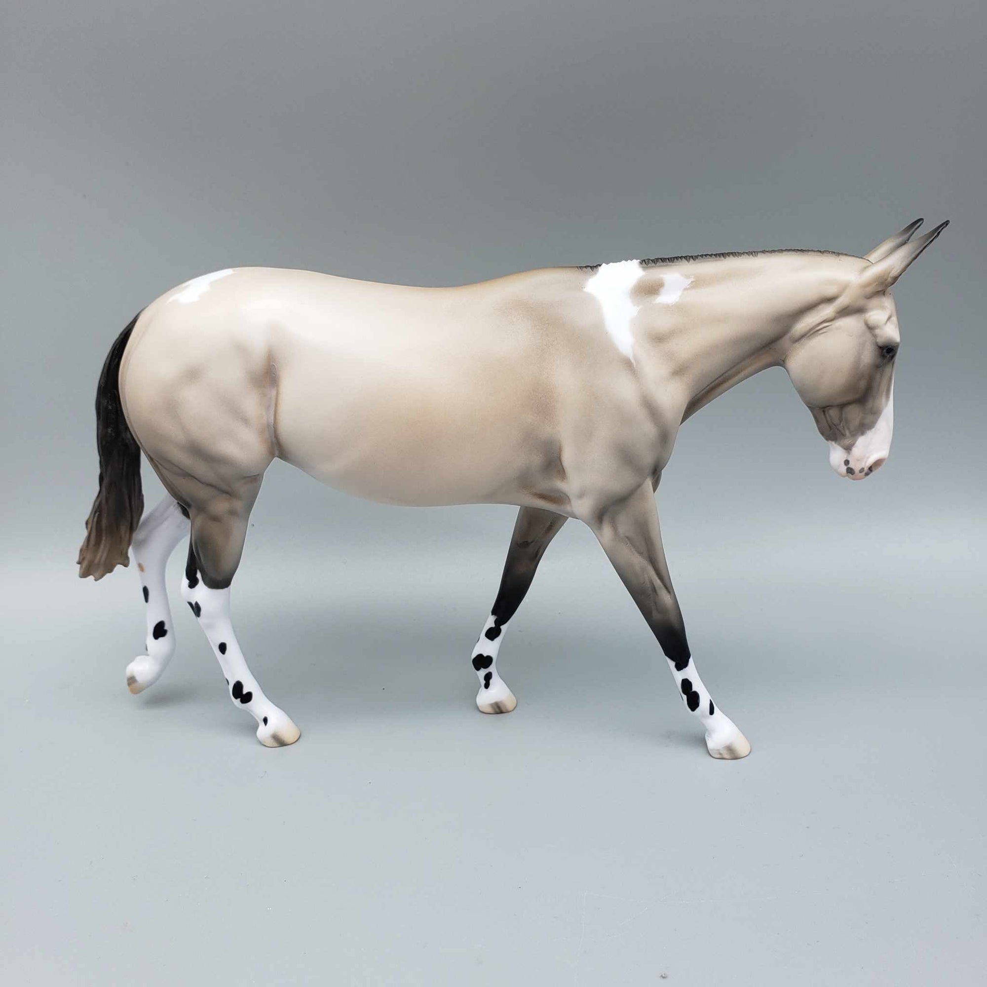 Woolen Warmth OOAK Buckskin Pebble Mule By Jess Hamill Holiday Sale HS23 Facebook Auction