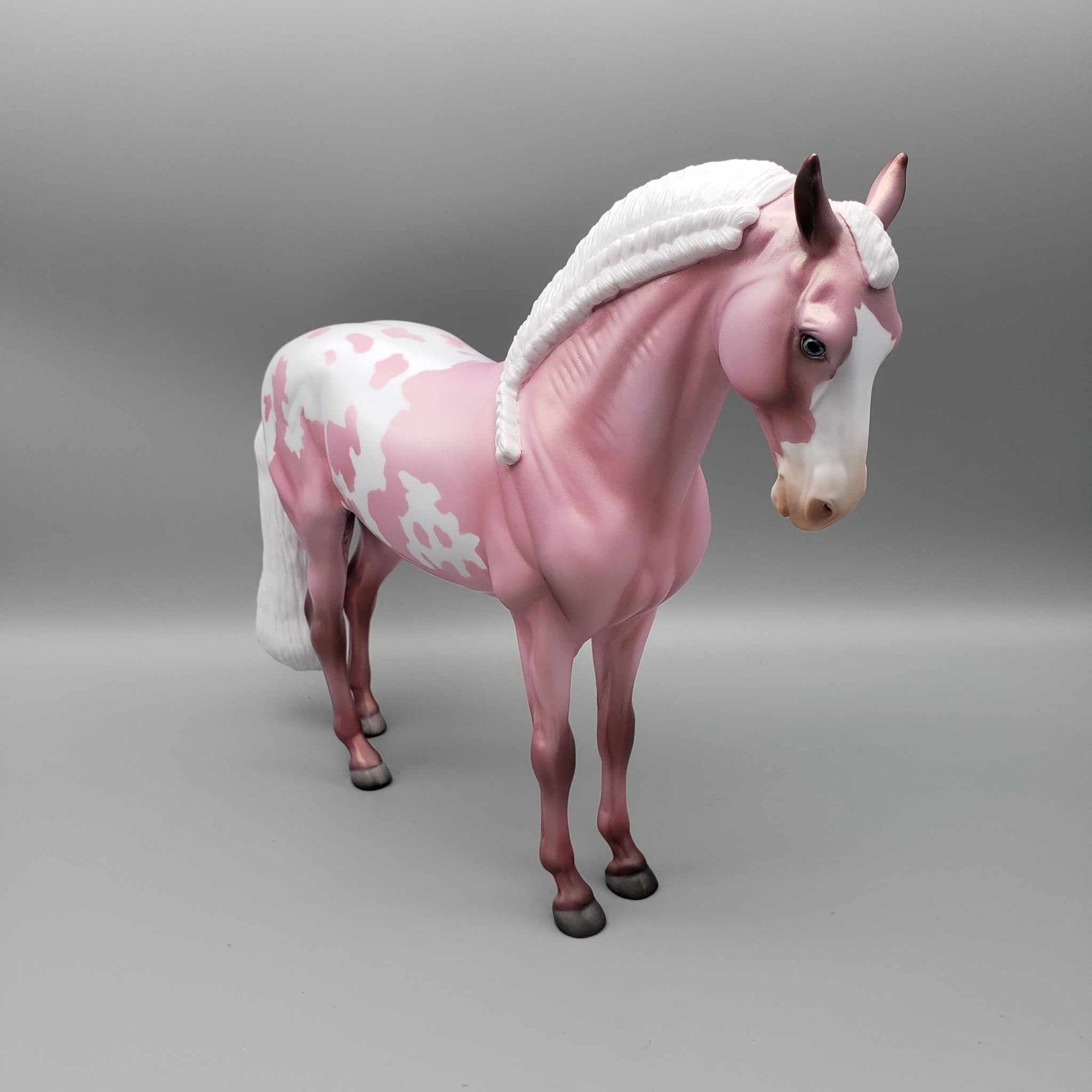 Wow Pink OOAK Deco Pink Appaloosa Andalusian By Angela Marleau Holiday Sale HS23