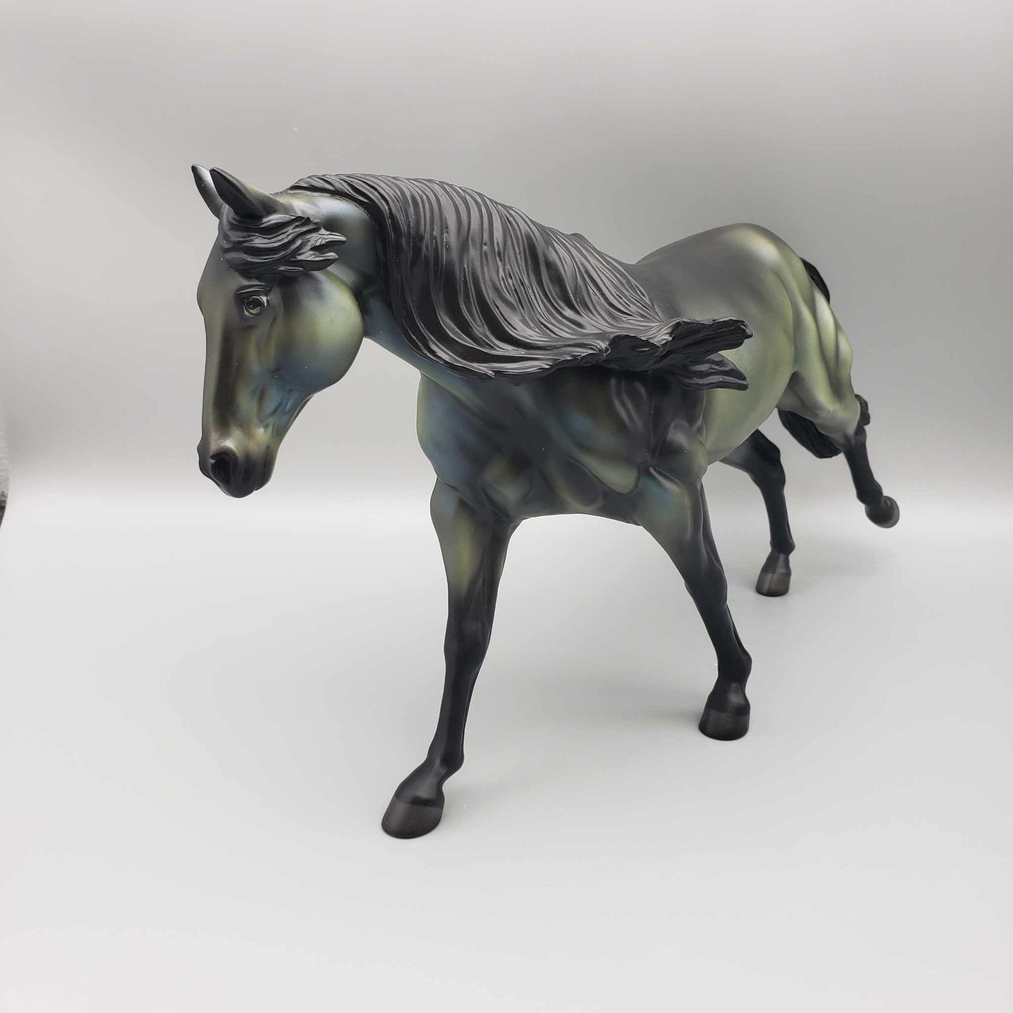 Creepin' It Real OOAK Deco Purple and Cats Halloween Remy By Angela Marleau MM23