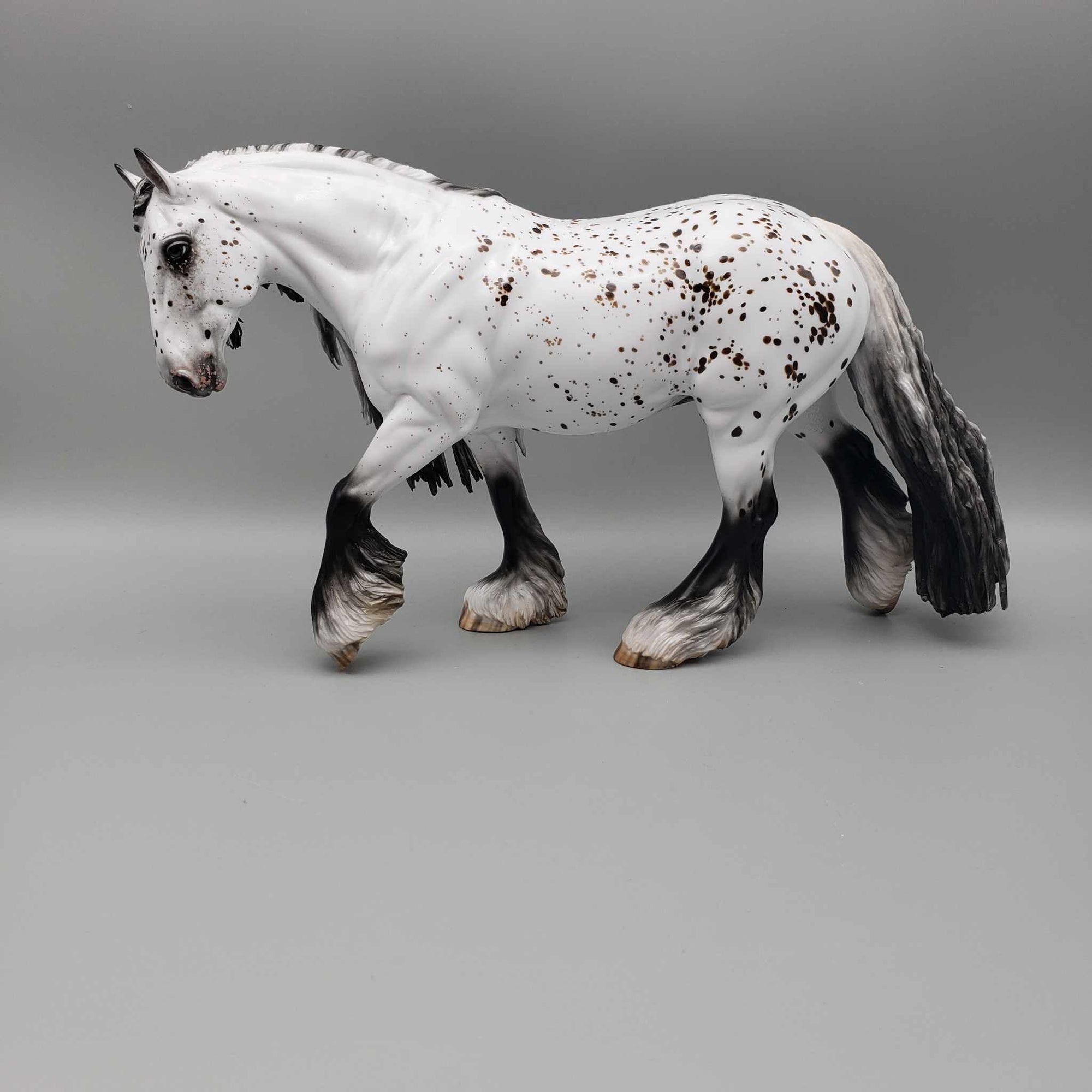 Root Beer Float OOAK Bay Leopard Appaloosa Cob By Myla Pearce Best Offers 10/09/23