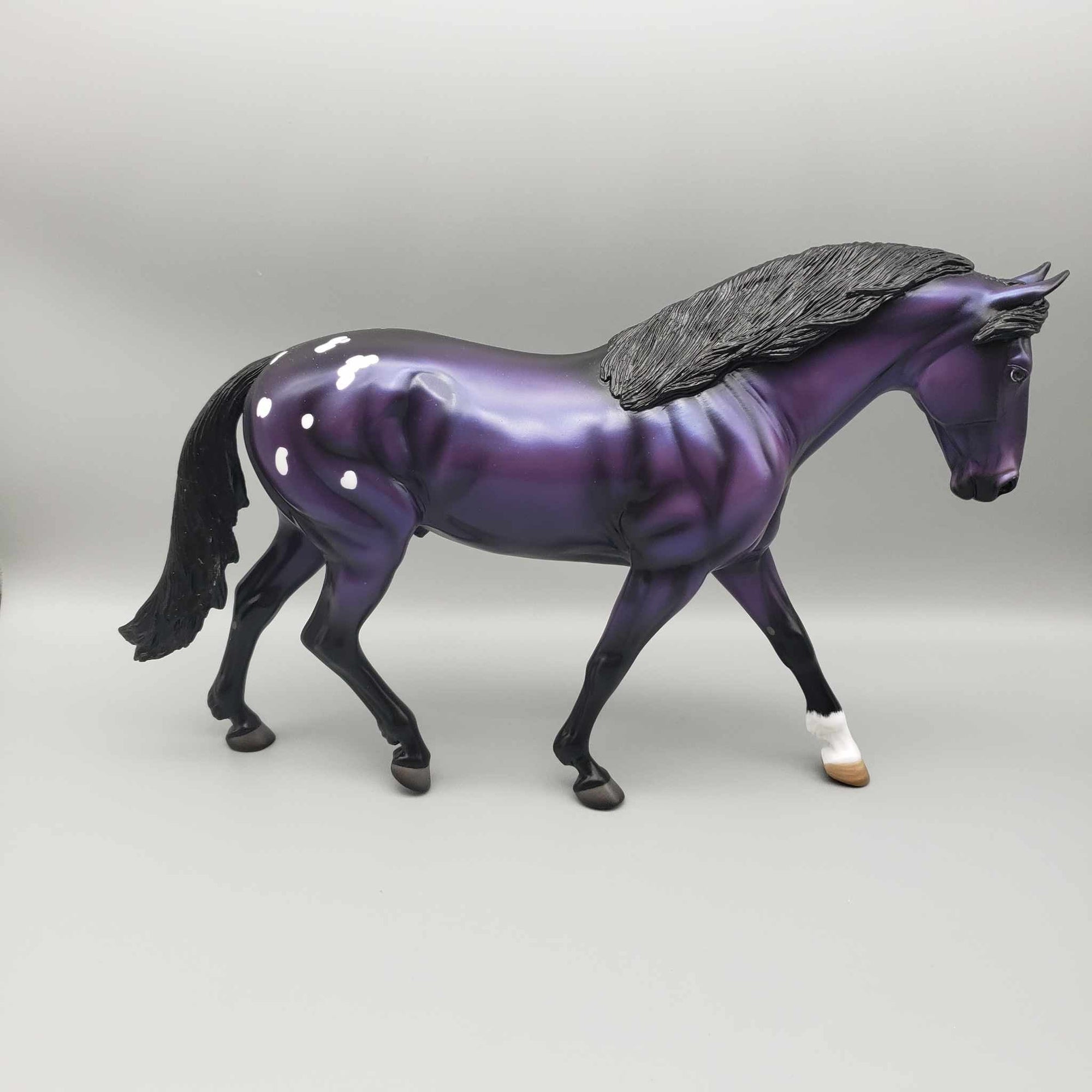 Ophidiophobia OOAK Purple Halloween Deco Irish Draft By Angela Marleau MM23