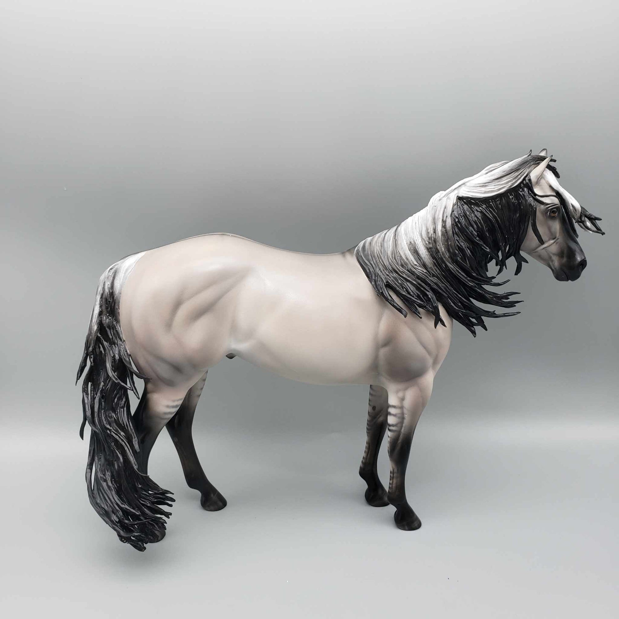 Lucky Stryke OOAK Grulla Ideal Stock Horse By Myla Pearce Best Offers 10/16/23