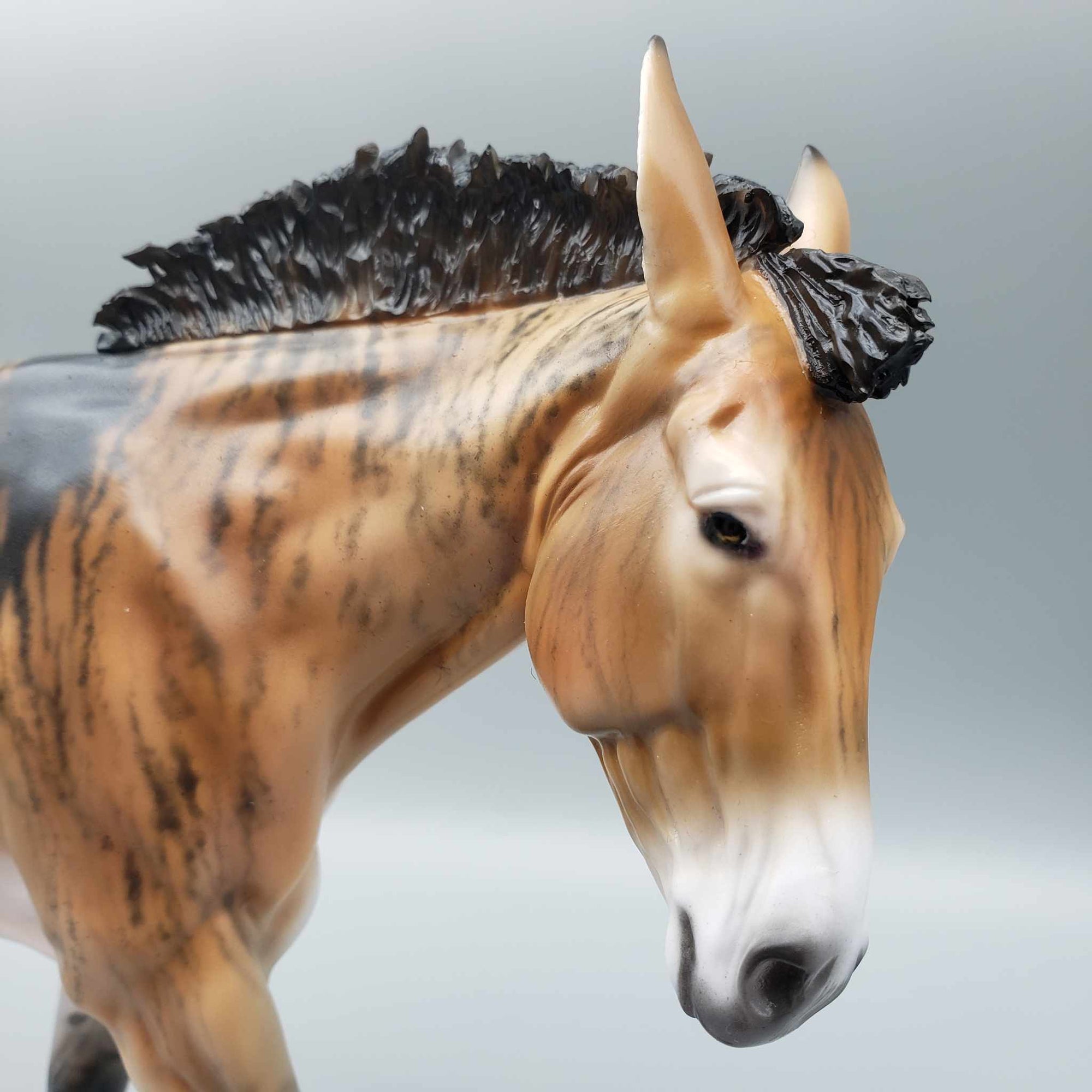 G.G.Grafitti OOAK Bay Dun Brindle Moly Mule By Myla Pearce Best Offers 10/16/23