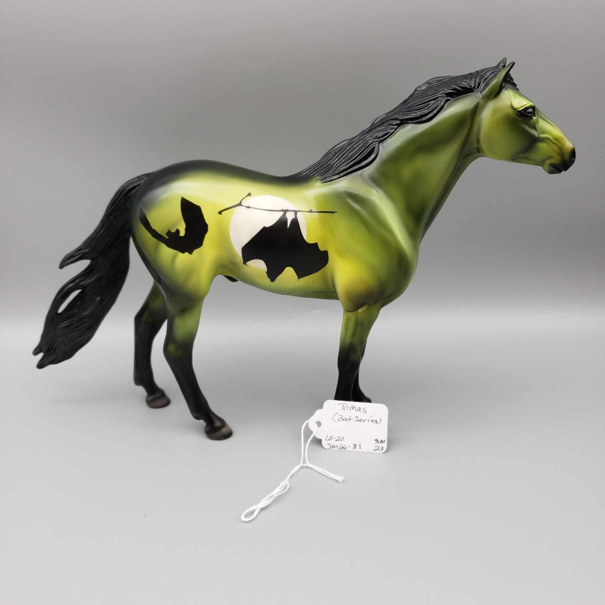 Tomas LE-18 (Bat Series) Halloween Deco Green Mustang  By Dawn Quick Moonlight Madness 2023 MM23