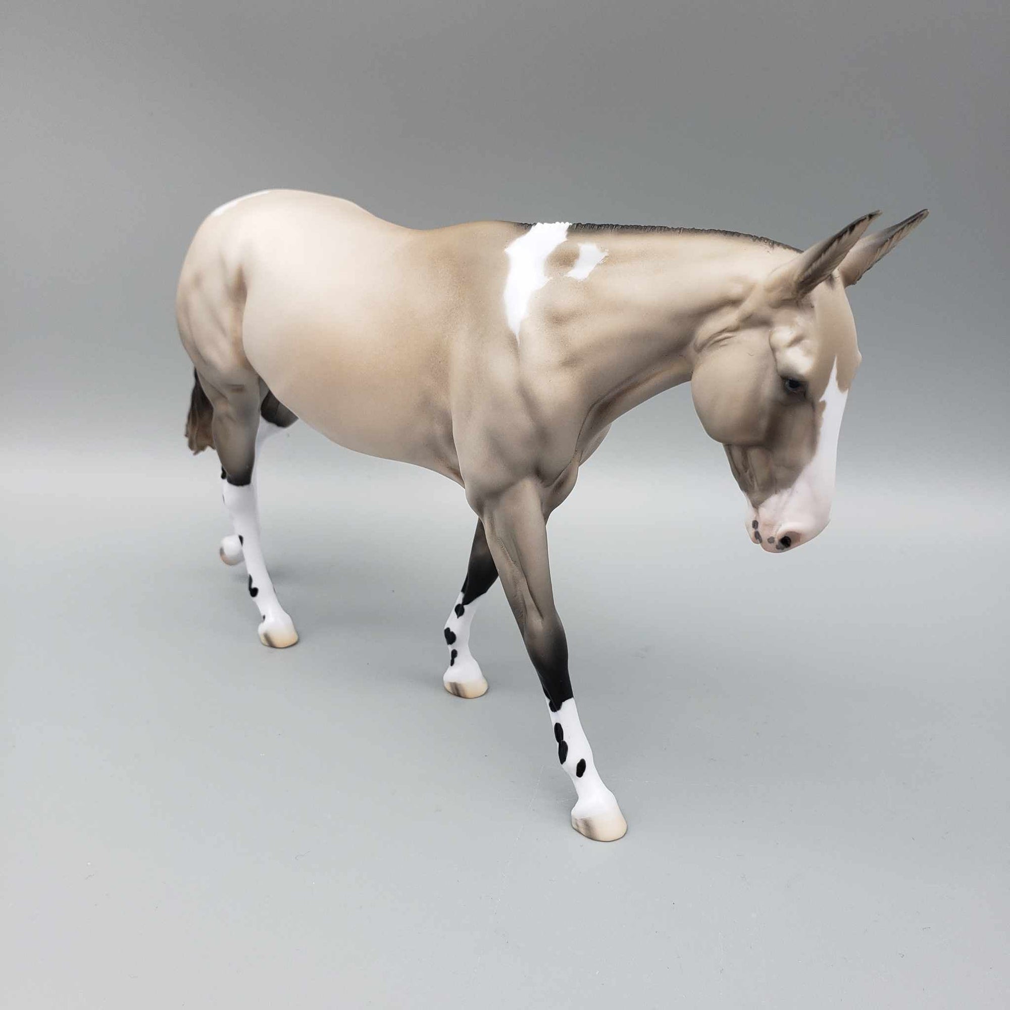 Woolen Warmth OOAK Buckskin Pebble Mule By Jess Hamill Holiday Sale HS23 Facebook Auction