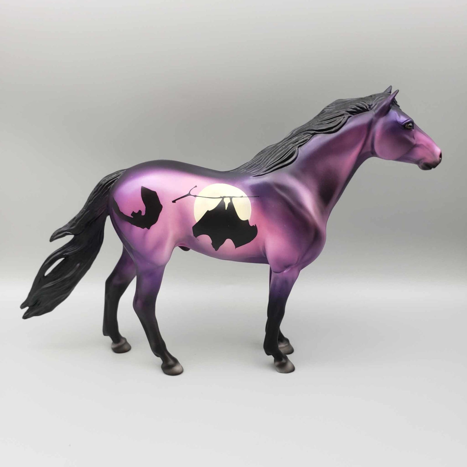 Toth LE-18 (Bat Series) Halloween Deco Purple Mustang  By Dawn Quick Moonlight Madness 2023 MM23