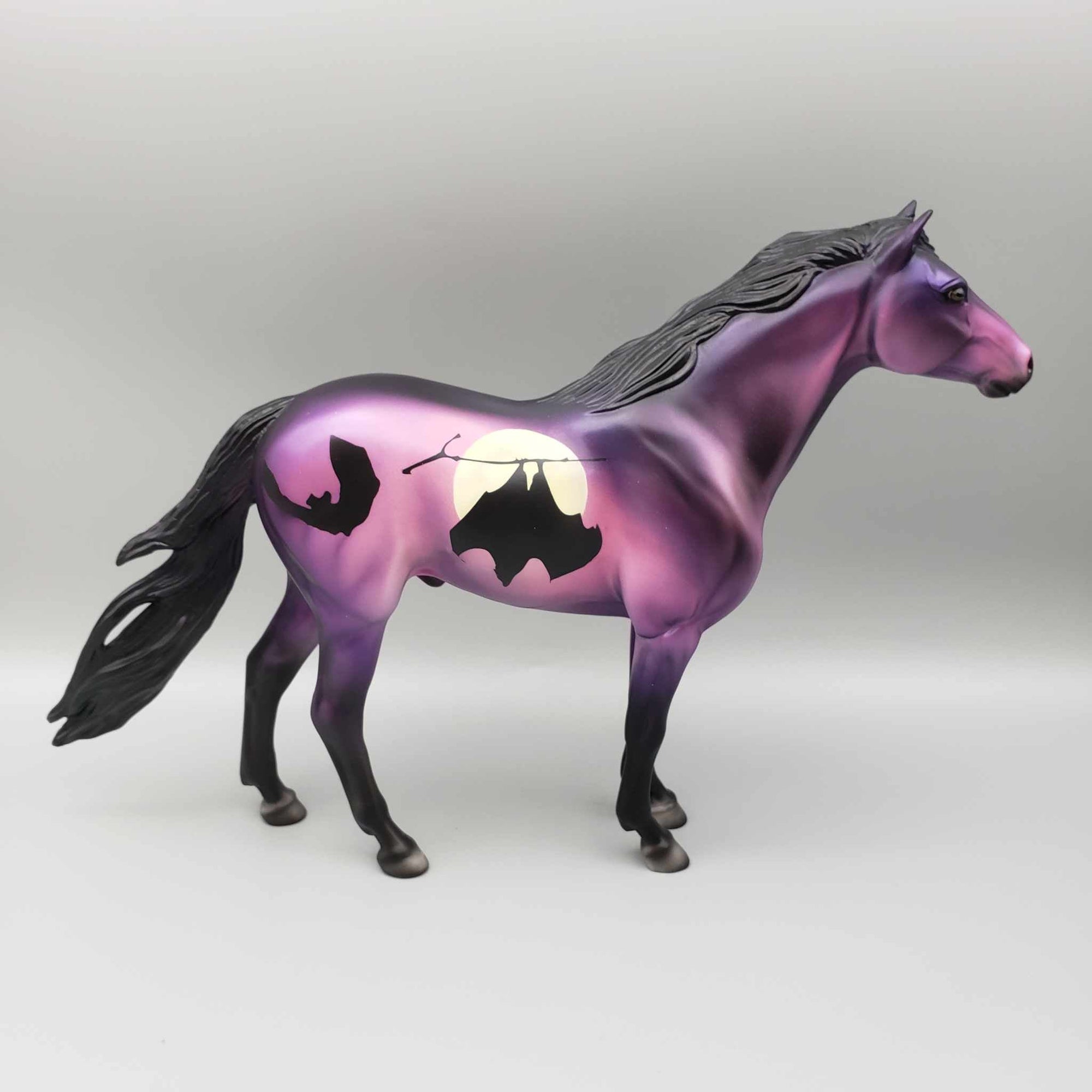 Toth LE-18 (Bat Series) Halloween Deco Purple Mustang  By Dawn Quick Moonlight Madness 2023 MM23