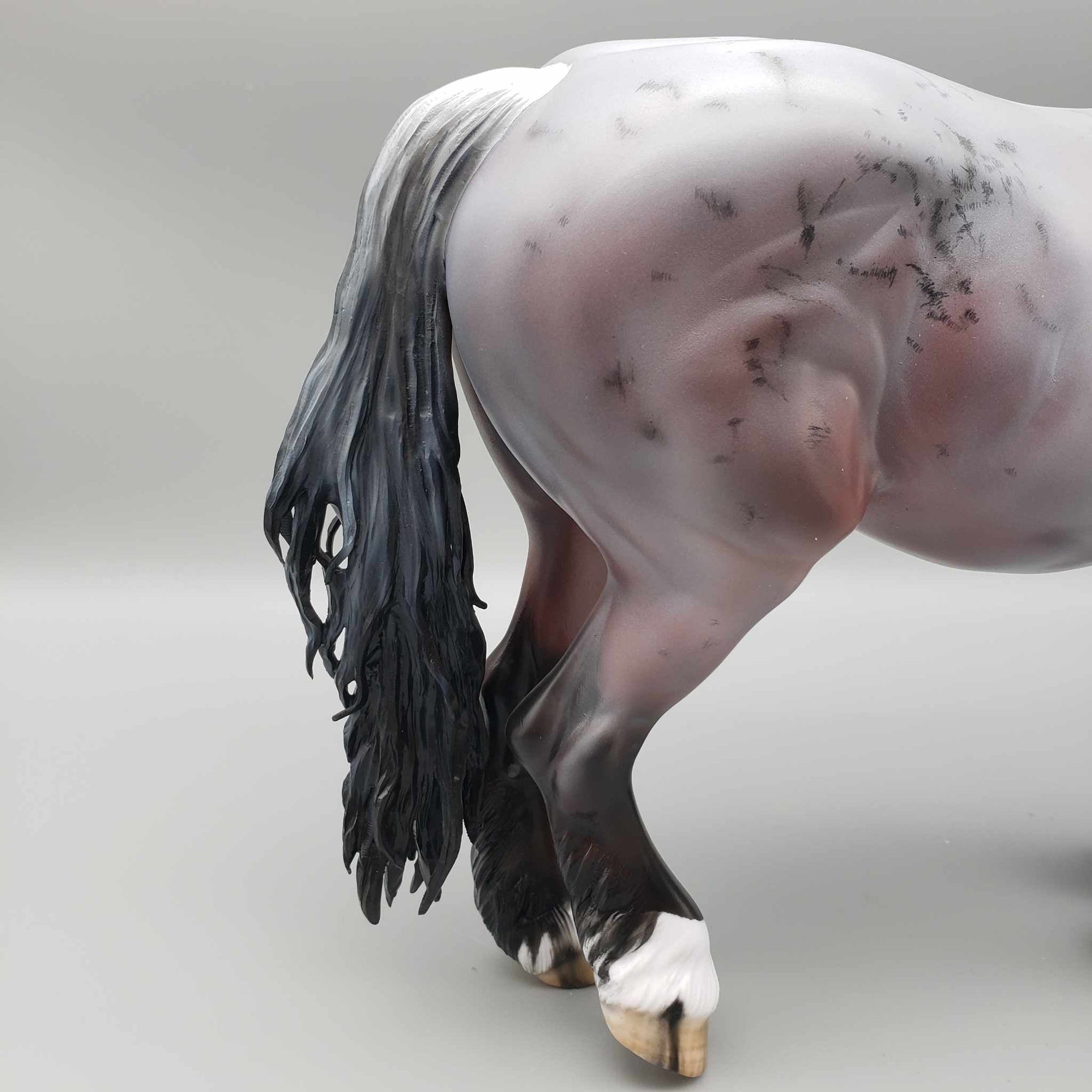 Sleepy Sue OOAK Bay Roan With Cornspots Heavy Draft Mare By Myla Pearce Best Offers 10/16/23