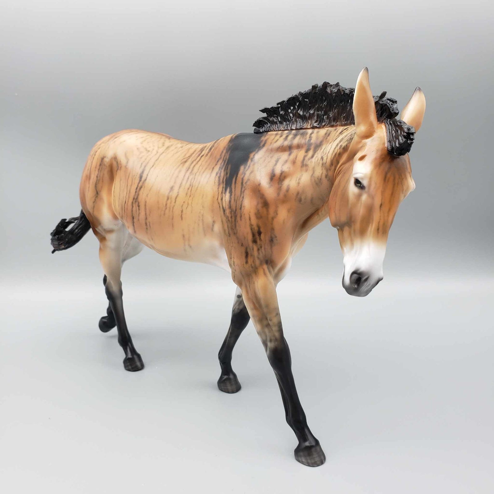 G.G.Grafitti OOAK Bay Dun Brindle Moly Mule By Myla Pearce Best Offers 10/16/23