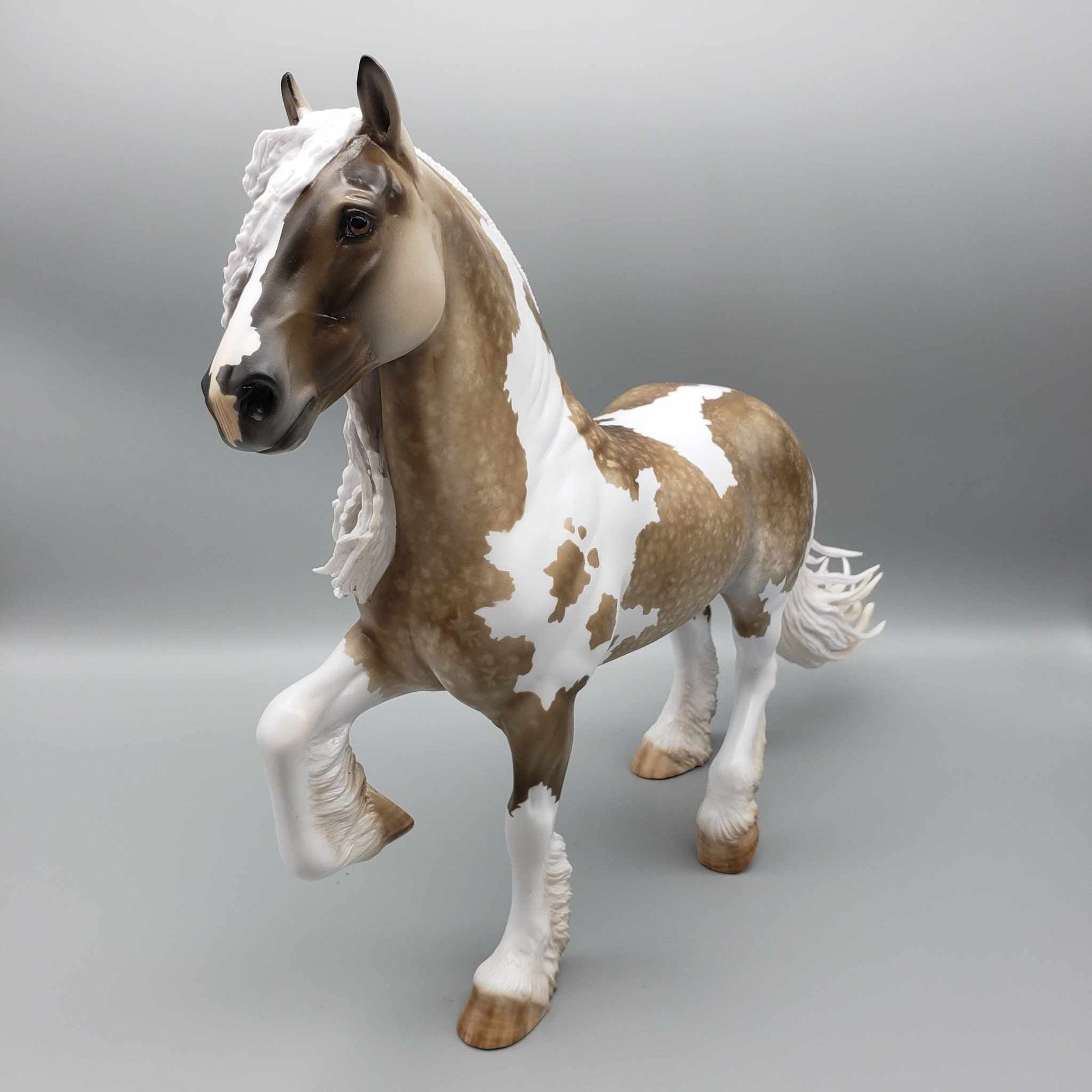 Vanilla Twist OOAK Silver Dapple Trotting Drafter By Myla Pearce Best Offers 10/16/23