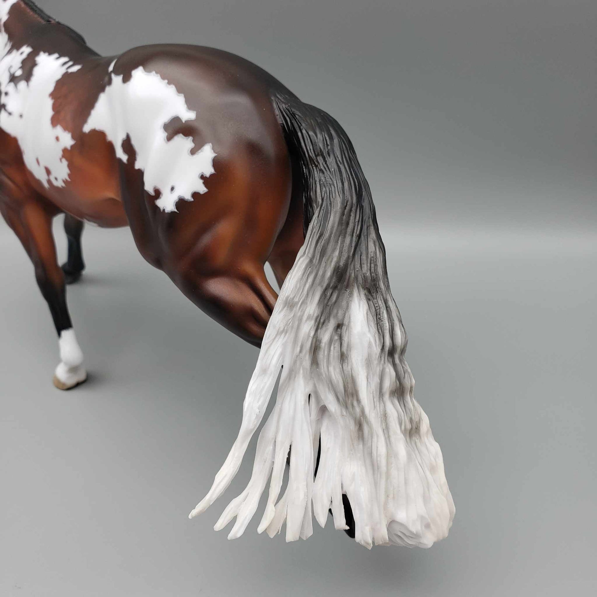 Split Personality OOAK Dappled Bay Overo Running Stock Horse By Myla Pearce Best Offers 10/16/23