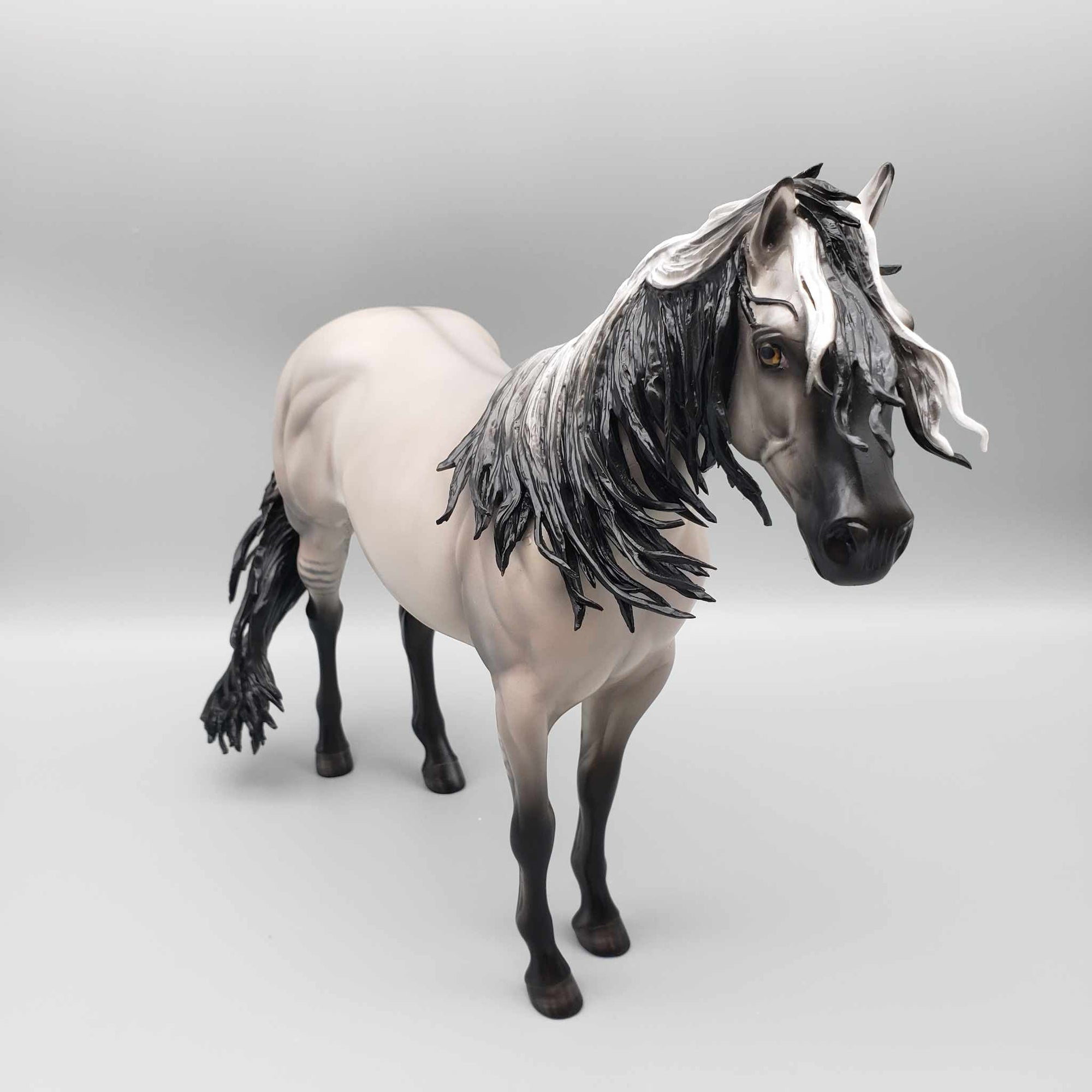 Lucky Stryke OOAK Grulla Ideal Stock Horse By Myla Pearce Best Offers 10/16/23