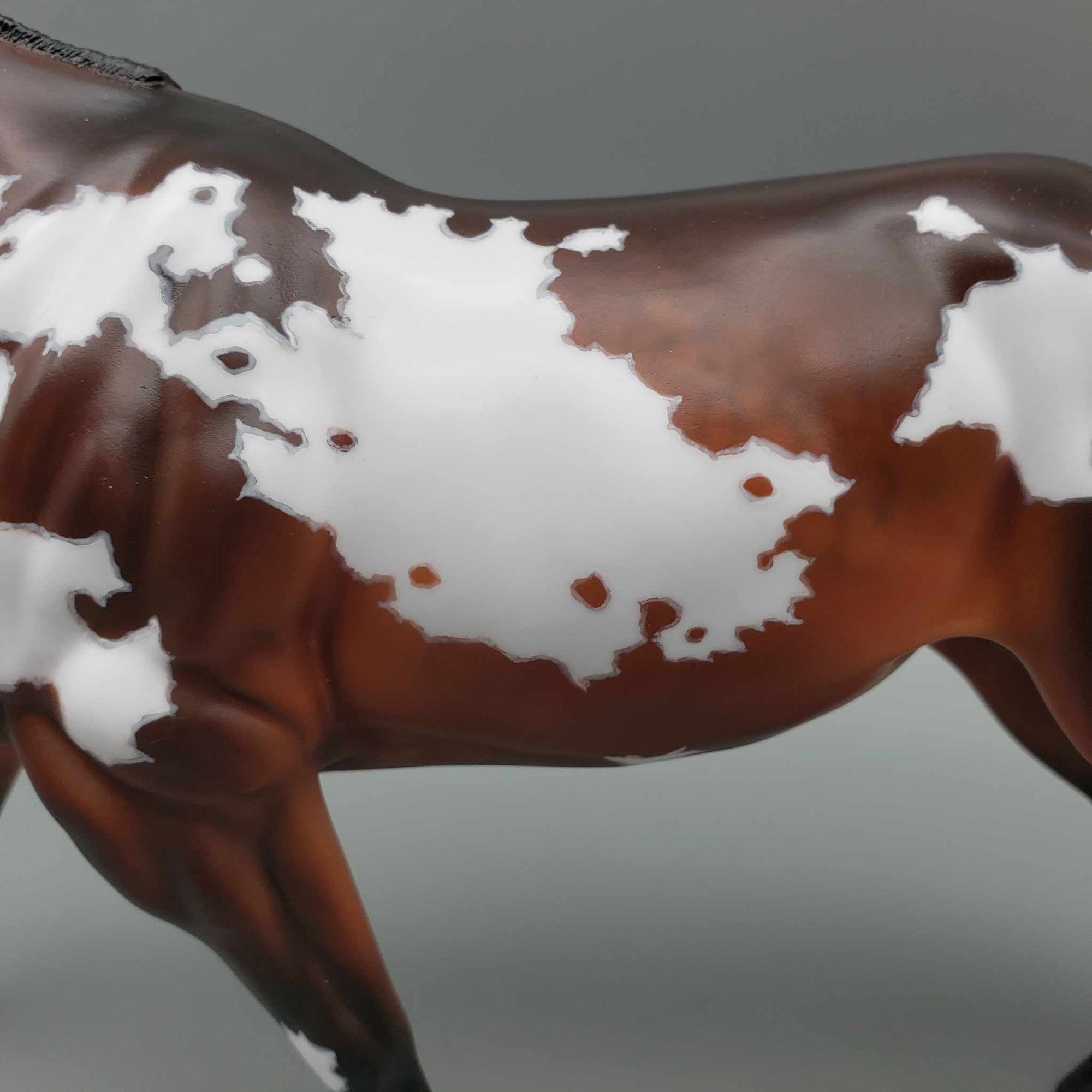 Split Personality OOAK Dappled Bay Overo Running Stock Horse By Myla Pearce Best Offers 10/16/23