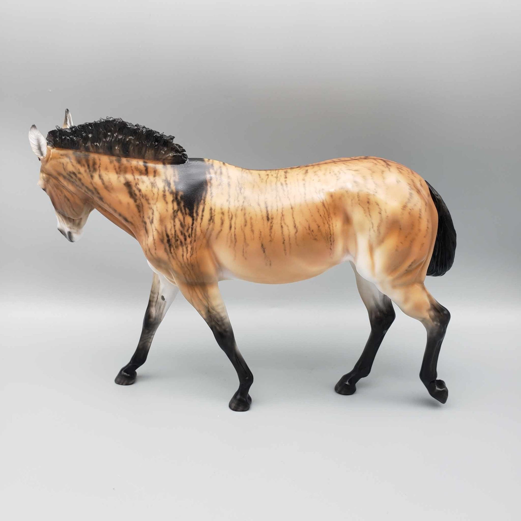 G.G.Grafitti OOAK Bay Dun Brindle Moly Mule By Myla Pearce Best Offers 10/16/23